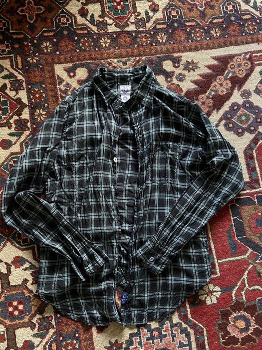 Post Overalls Lightweight plaid Post O'alls work shirt | Grailed