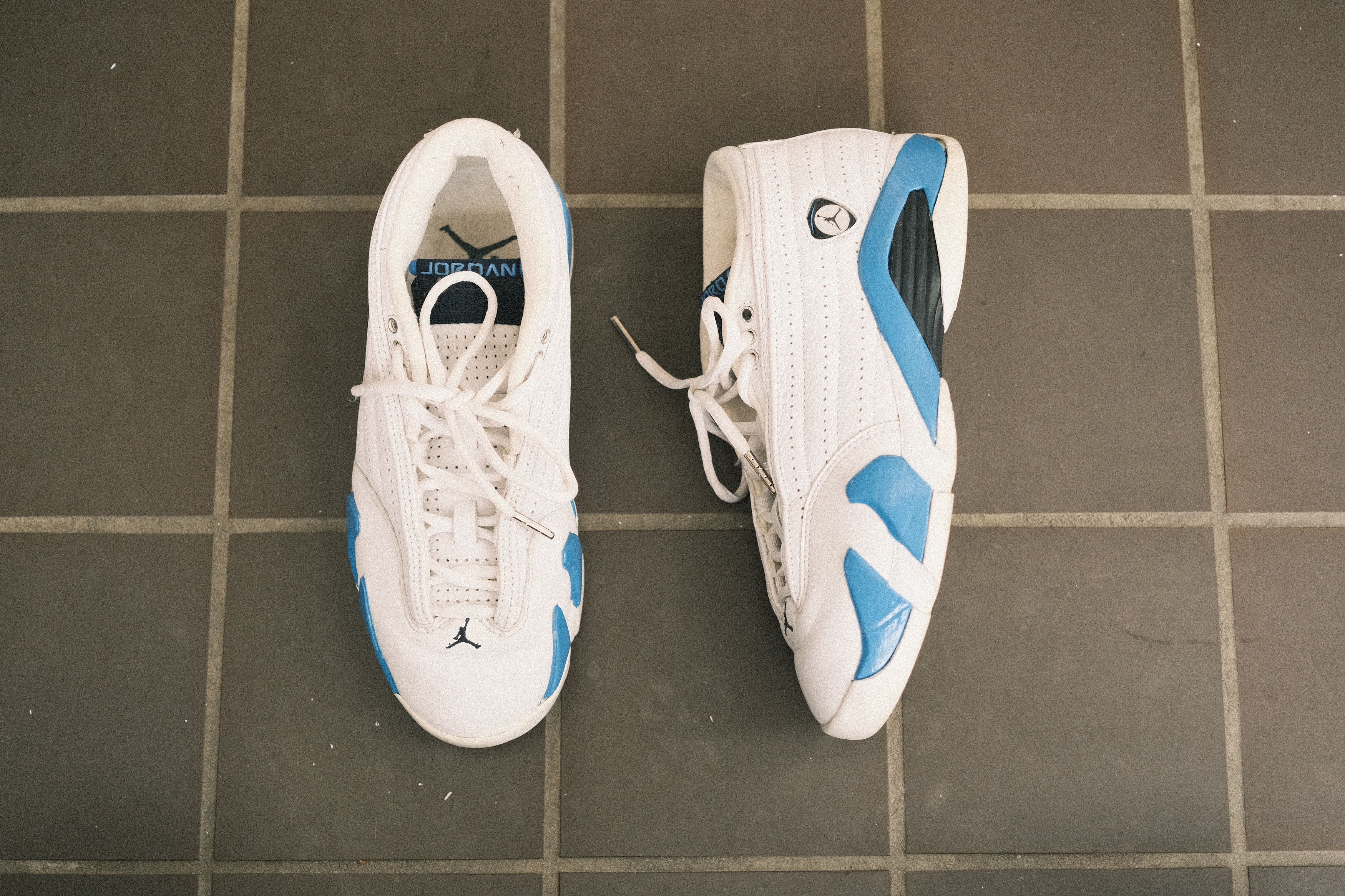 Jordan 14 columbia outlet blue