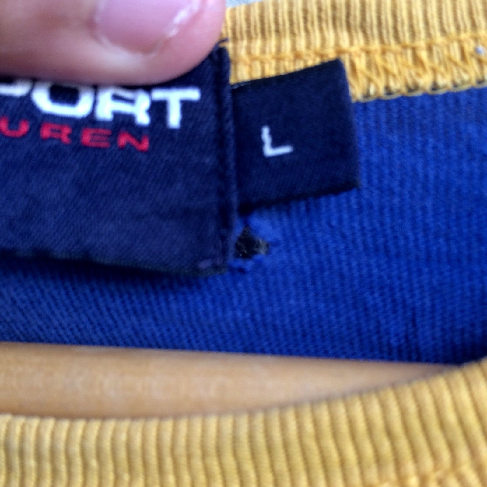 Polo Ralph Lauren Vintage Polo Sport Ralph Lauren P-Wing Pocket T-Shirt Size US L / EU 52-54 / 3 - 5 Thumbnail