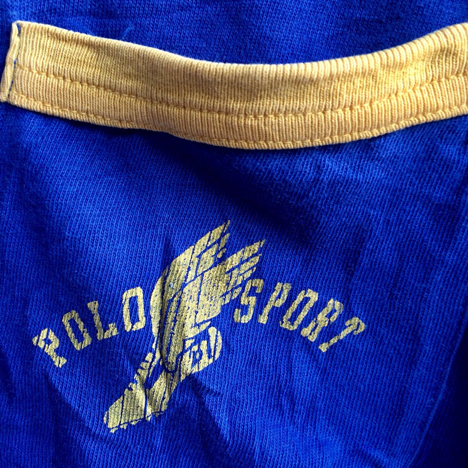 Polo Ralph Lauren Vintage Polo Sport Ralph Lauren P-Wing Pocket T-Shirt Size US L / EU 52-54 / 3 - 2 Thumbnail