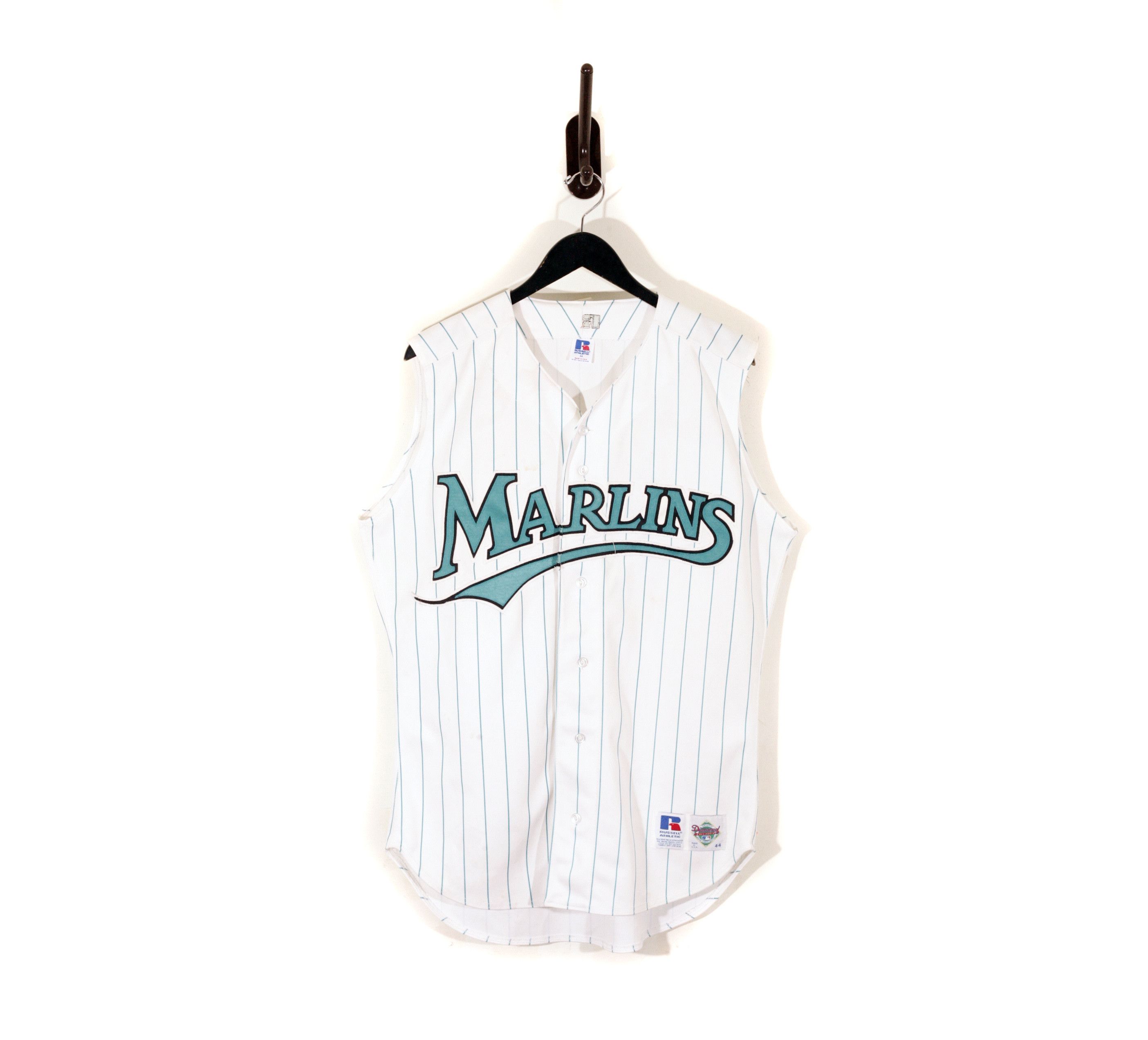 Vintage 90s Florida Marlins Baseball Sleeveless Sports Jersey Large ...