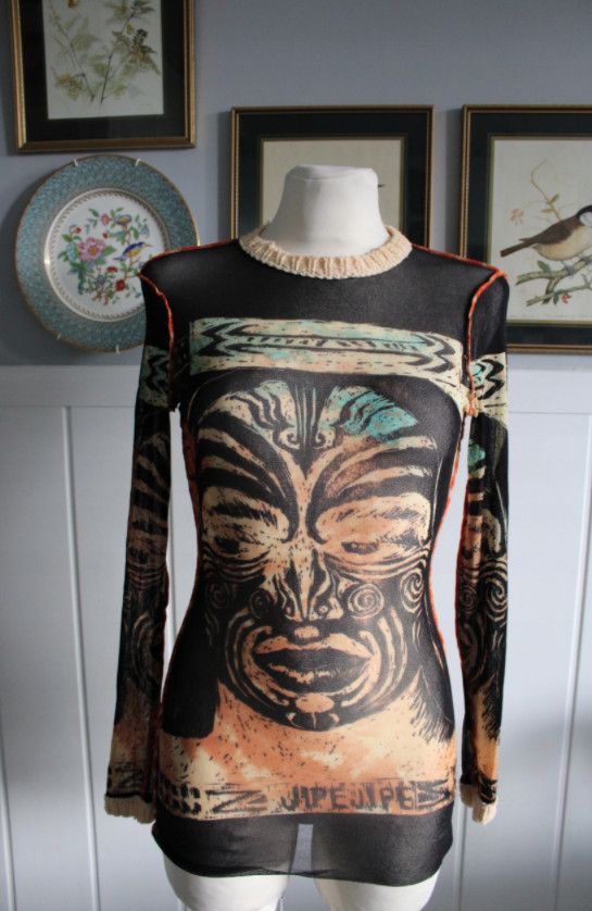Jean Paul Gaultier × Vintage Vintage Jean Paul Gaultier Mesh Top