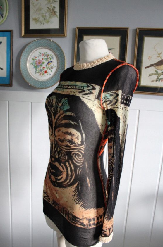 Jean Paul Gaultier × Vintage Vintage Jean Paul Gaultier Mesh Top
