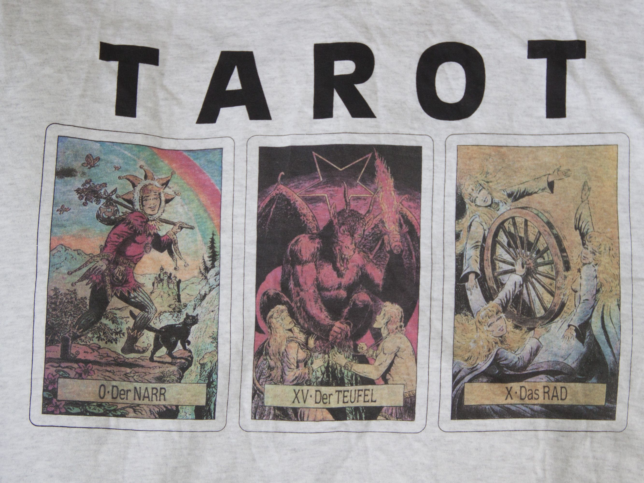 Vintage TAROT vintage 90s t-shirt Size US L / EU 52-54 / 3 - 2 Thumbnail