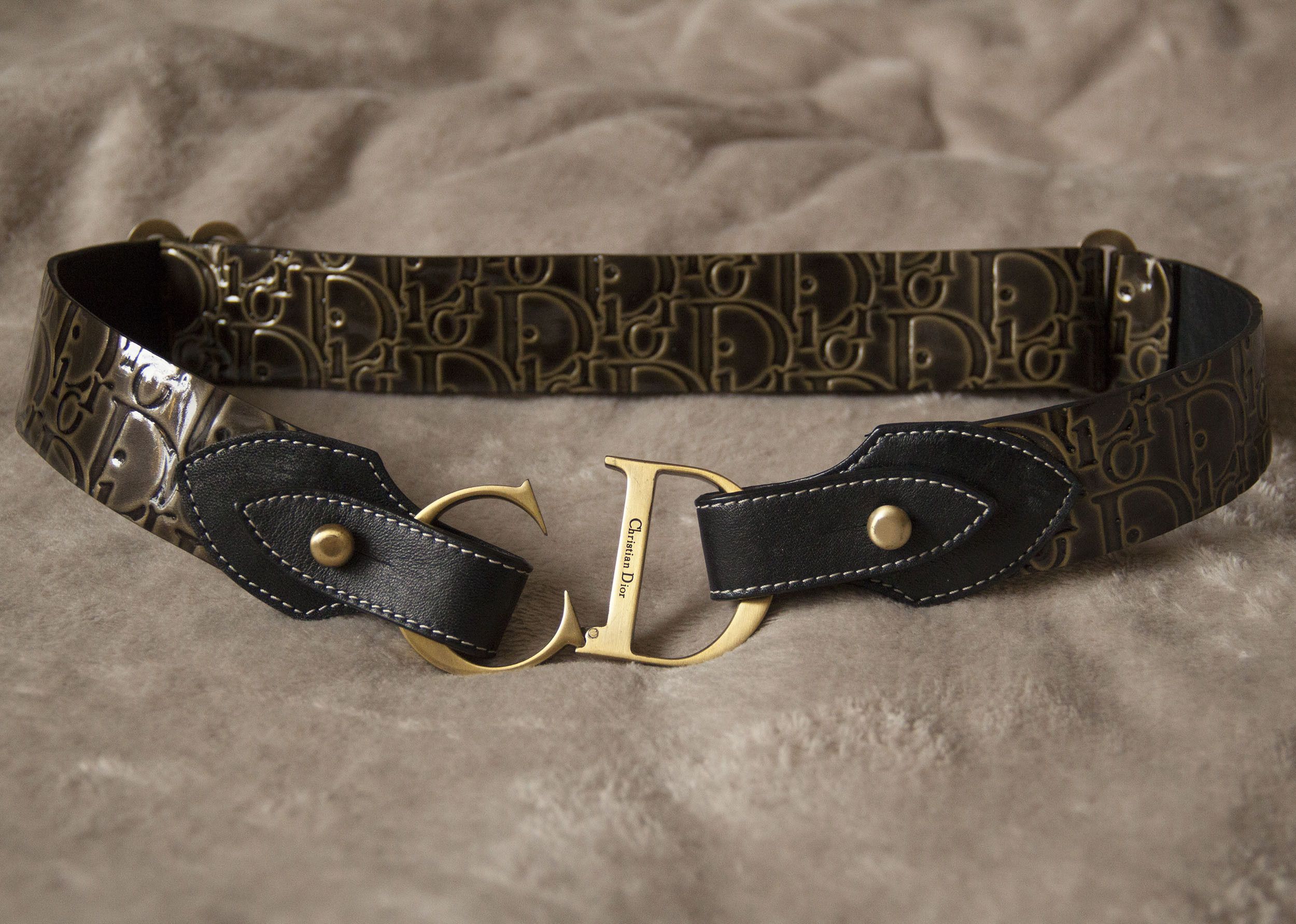 Dior × John Galliano Dior Rasta Adjustable Belt | Grailed