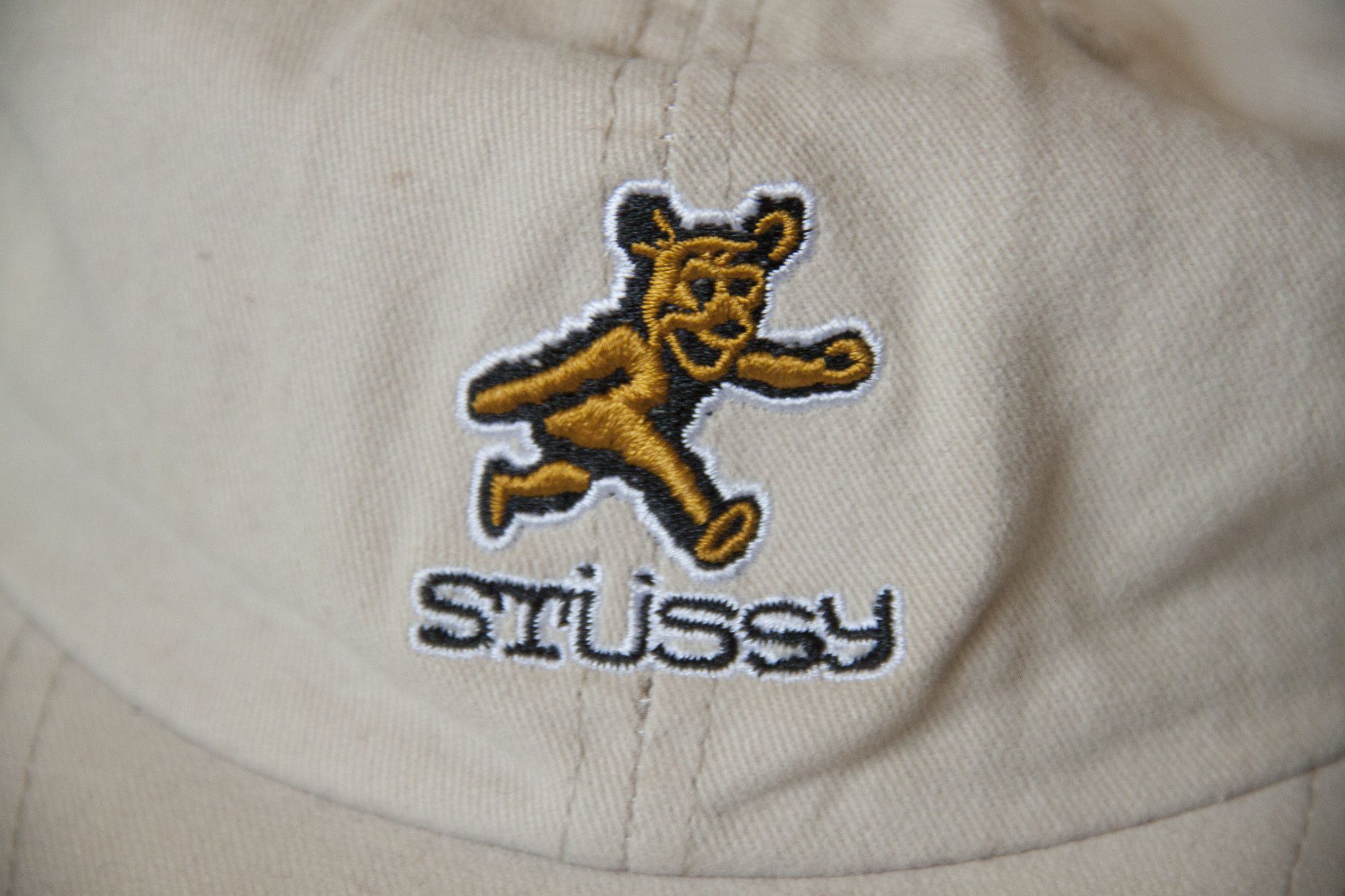 Stussy × Vintage Vintage Stussy Bear Cap Hat Size ONE SIZE - 6 Thumbnail