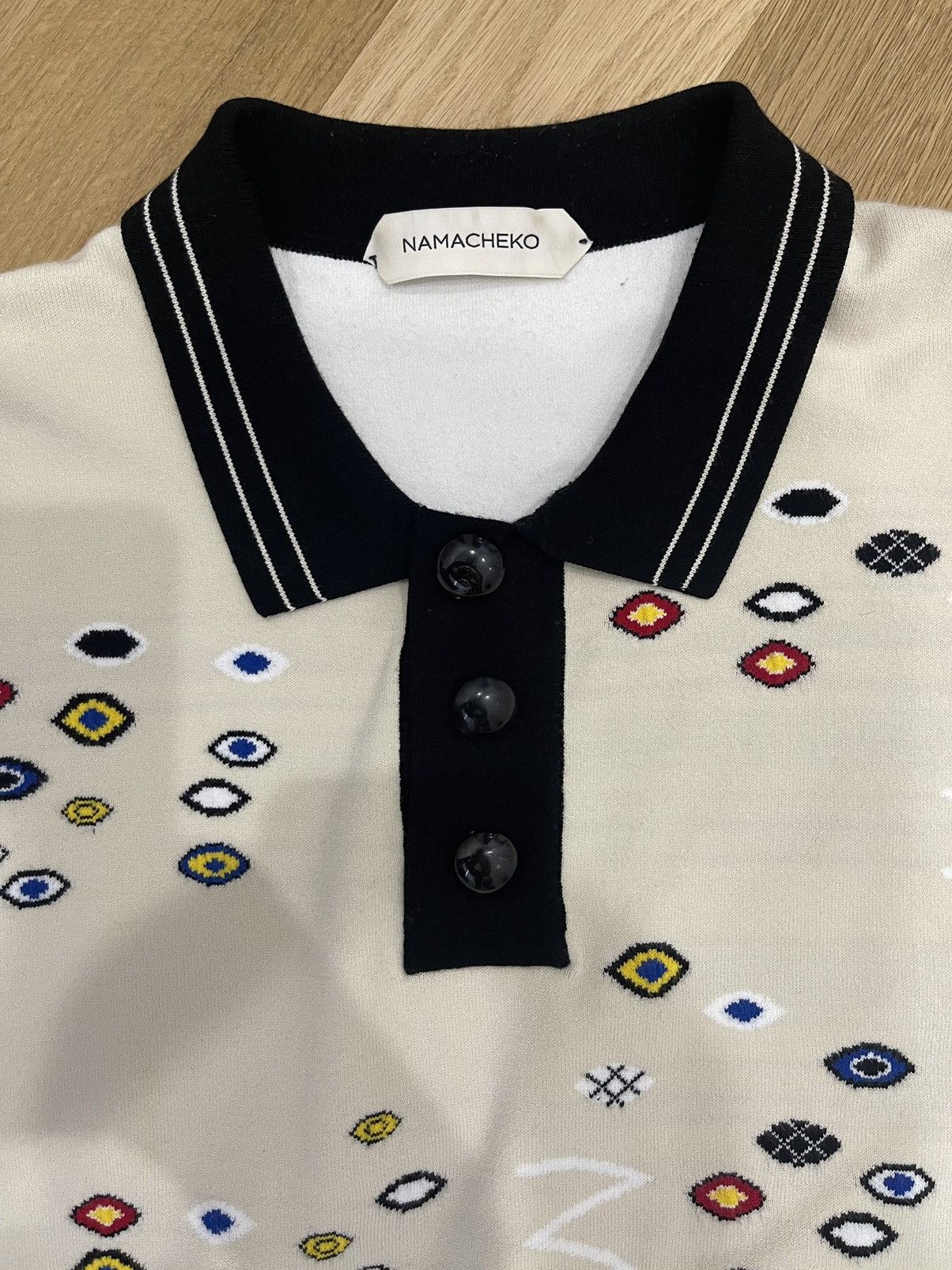 Namacheko Namacheko Abstract Jacquard Polo | Grailed