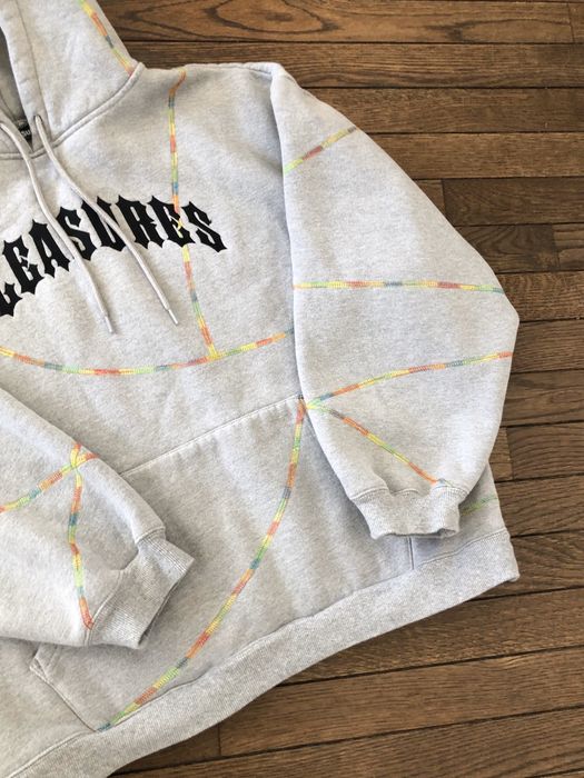 Pleasures destroyer contrast online stitch hoodie