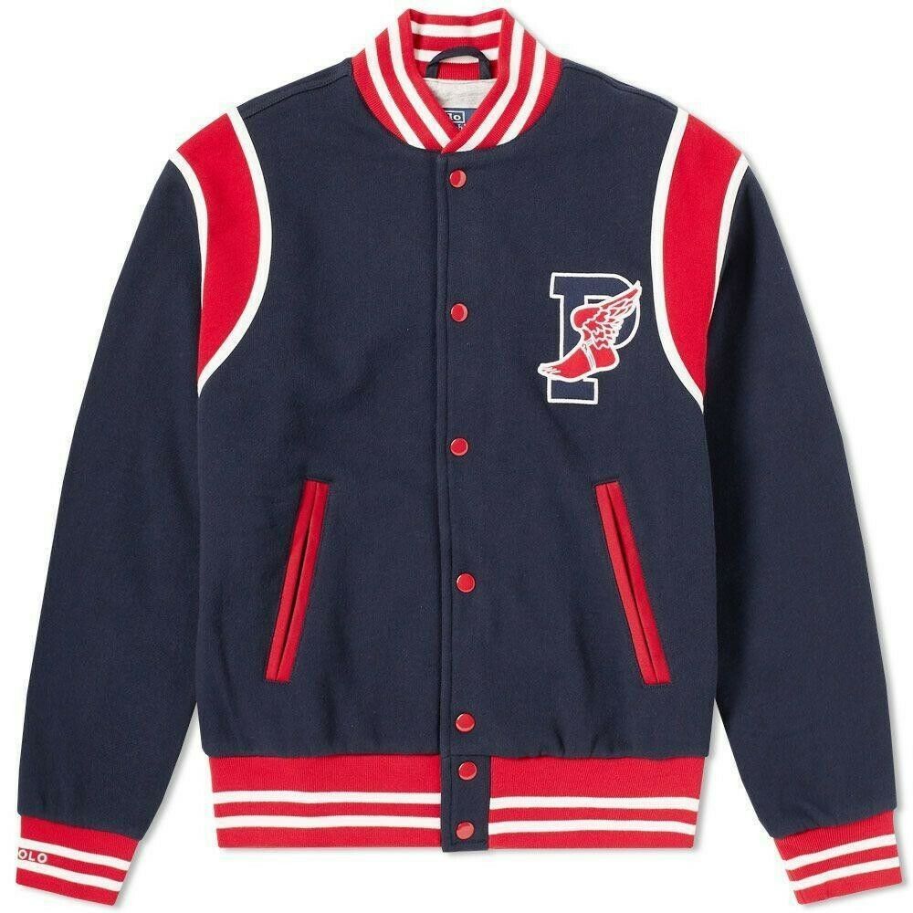 Vintage Polo Ralph Lauren P Wing Varsity Jacket Stadium 