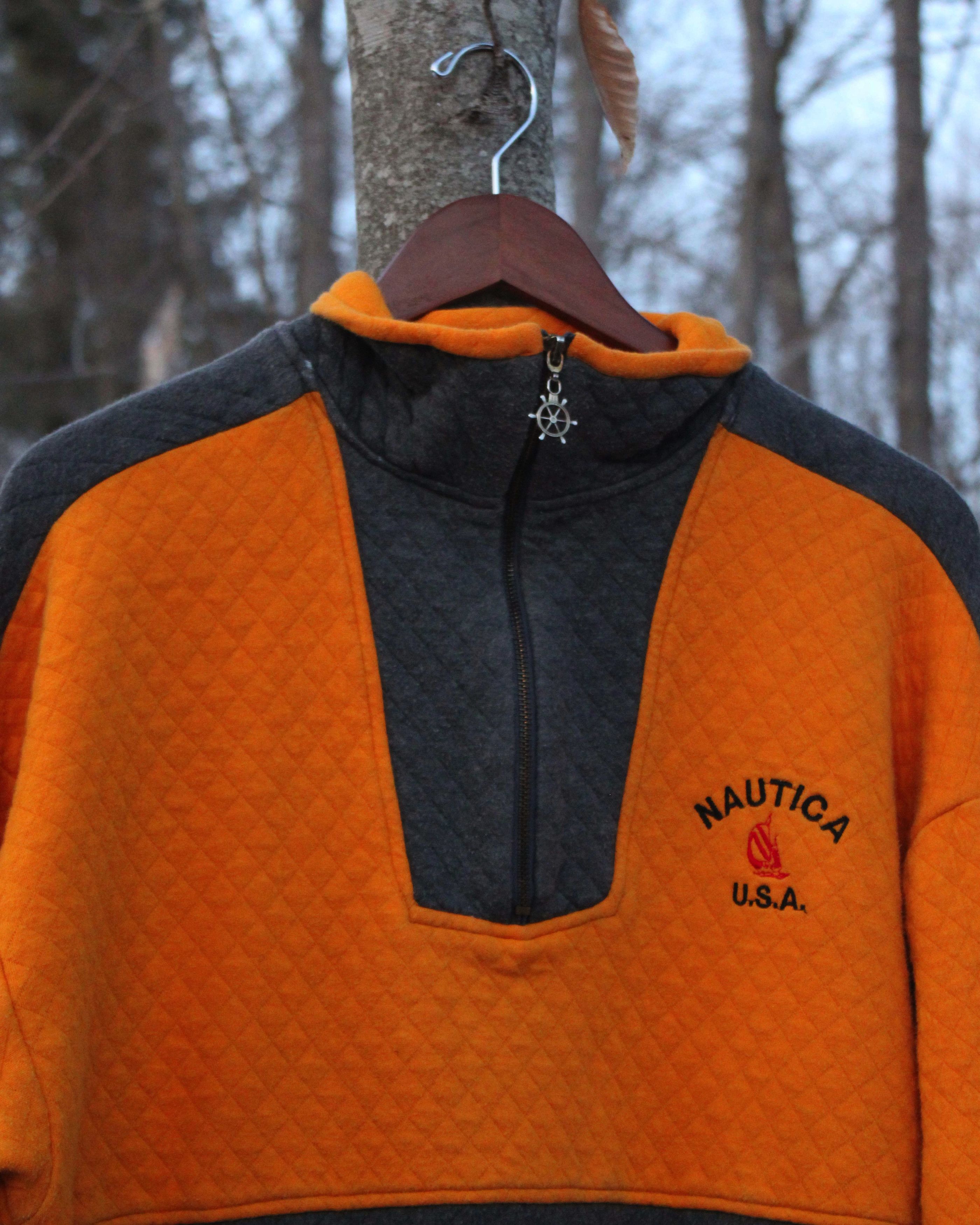 Nautica Vintage Nautica Sailing Quilted Half Zip Size US XL / EU 56 / 4 - 2 Thumbnail