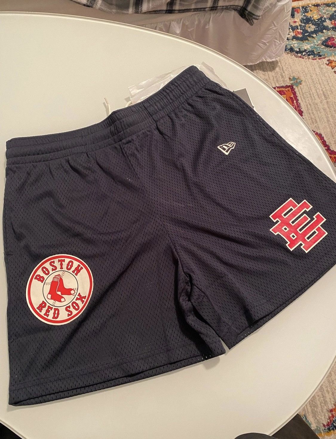 x Eric Emanuel Red Sox Shorts Red – Bodega