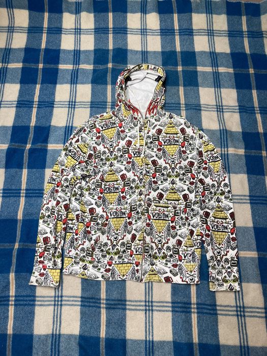 Vintage Vintage Volcom Ryan Sheckler Co op Full Zip Monster Hoodie