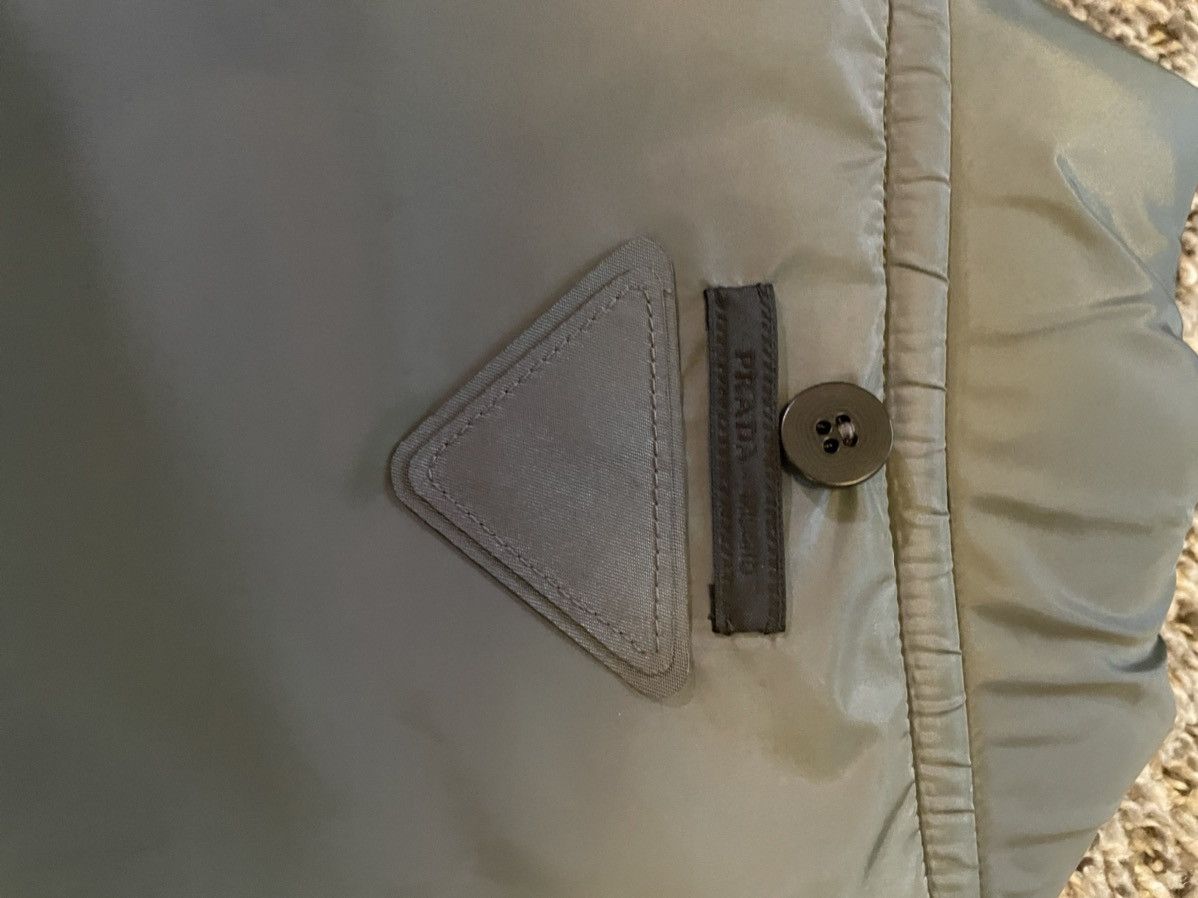 Prada Rare Prada padded nylon rubber patch vest / gilet Size US S / EU 44-46 / 1 - 8 Thumbnail