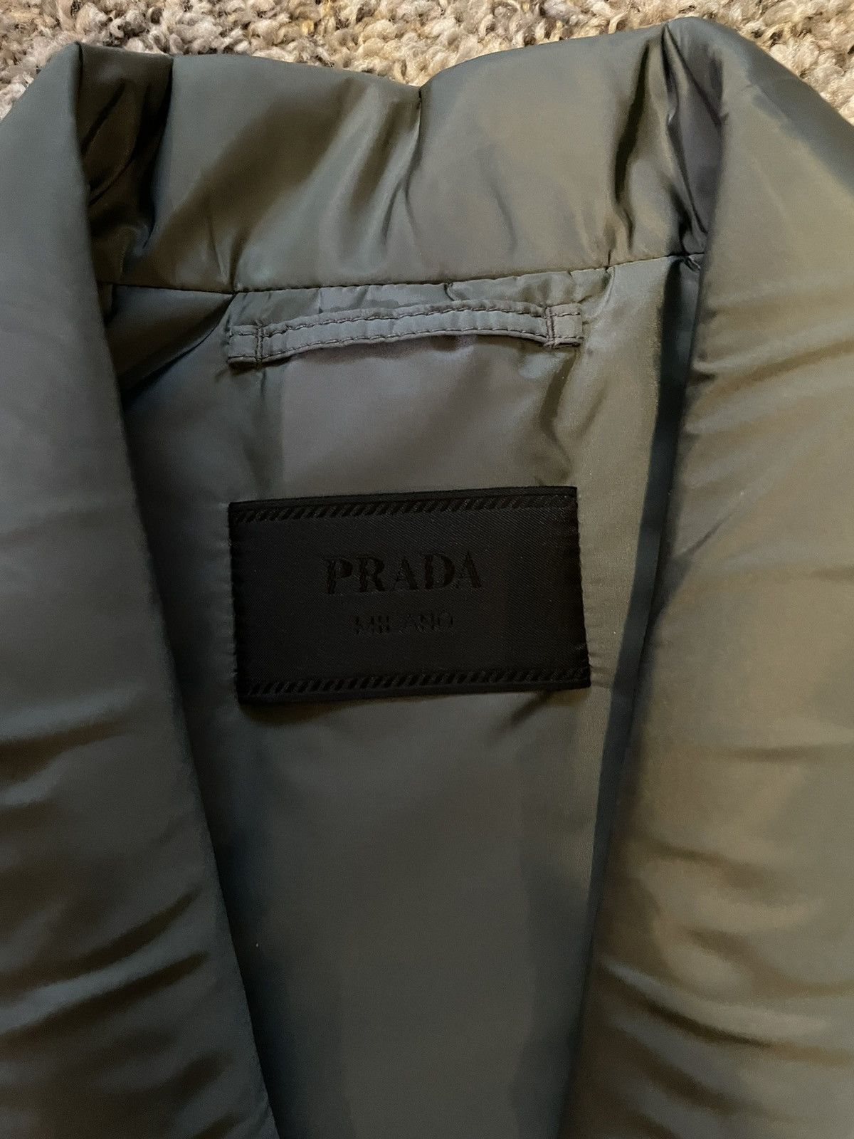 Prada Rare Prada padded nylon rubber patch vest / gilet Size US S / EU 44-46 / 1 - 4 Thumbnail