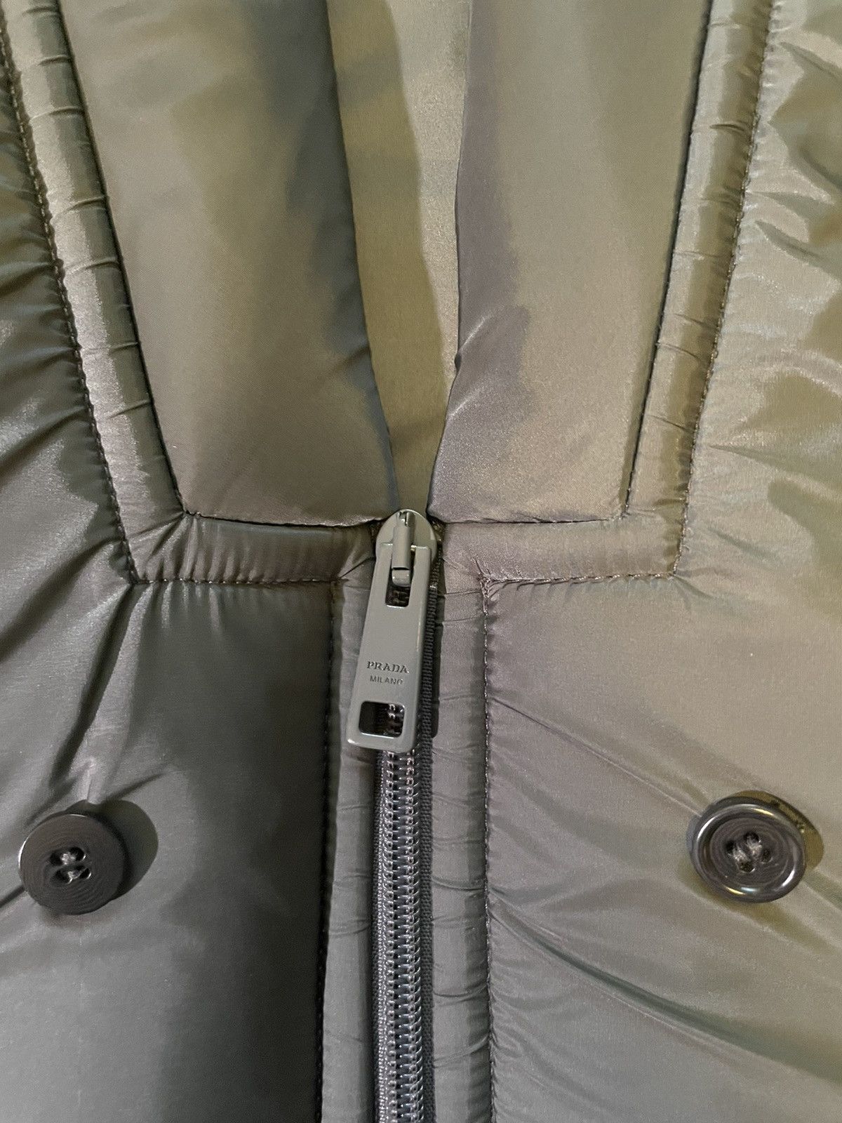 Prada Rare Prada padded nylon rubber patch vest / gilet Size US S / EU 44-46 / 1 - 3 Thumbnail