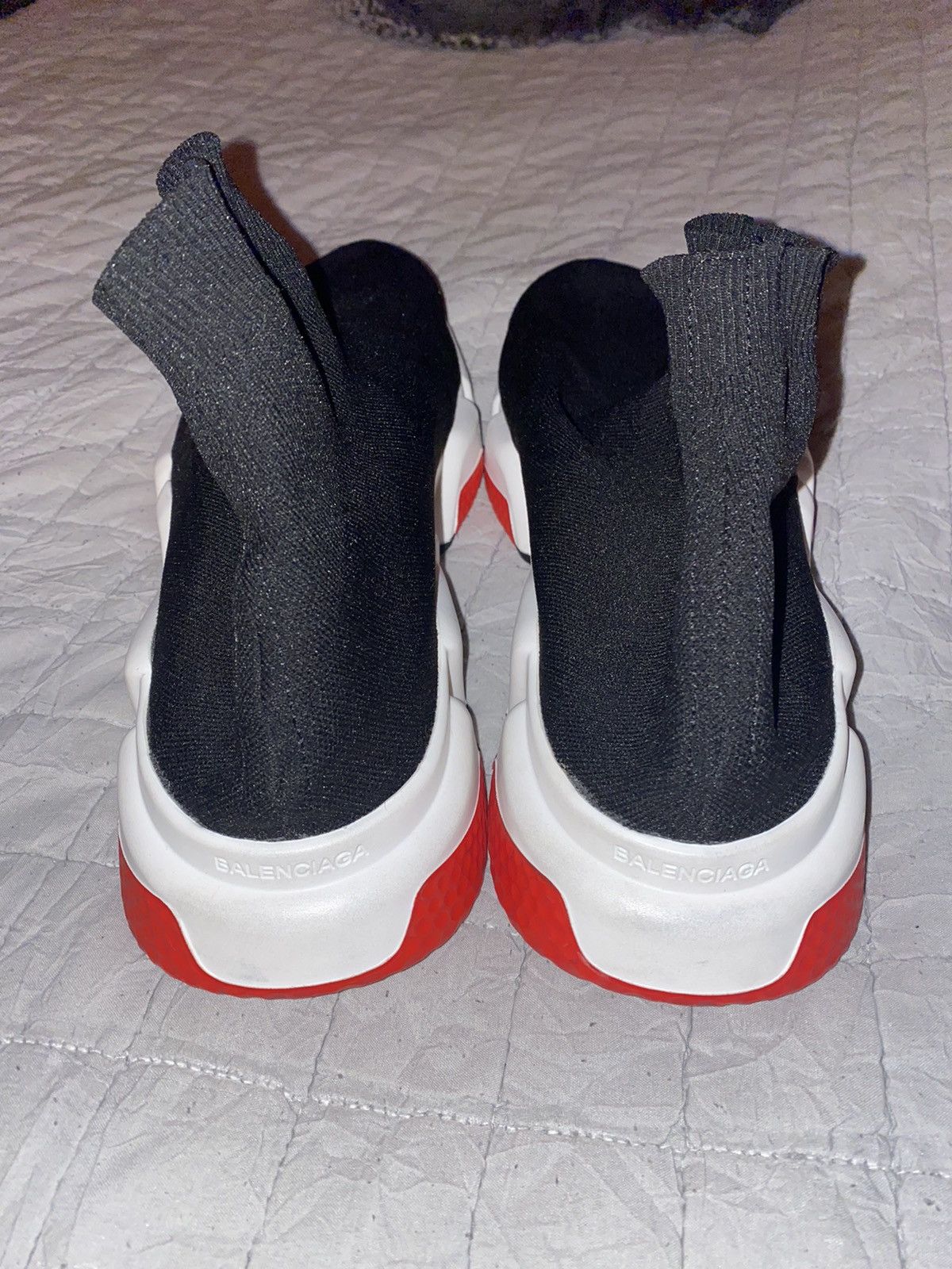 Balenciaga Speed Sock Stretch-Knit Slip-On Sneakers Size US 12 / EU 45 - 6 Thumbnail