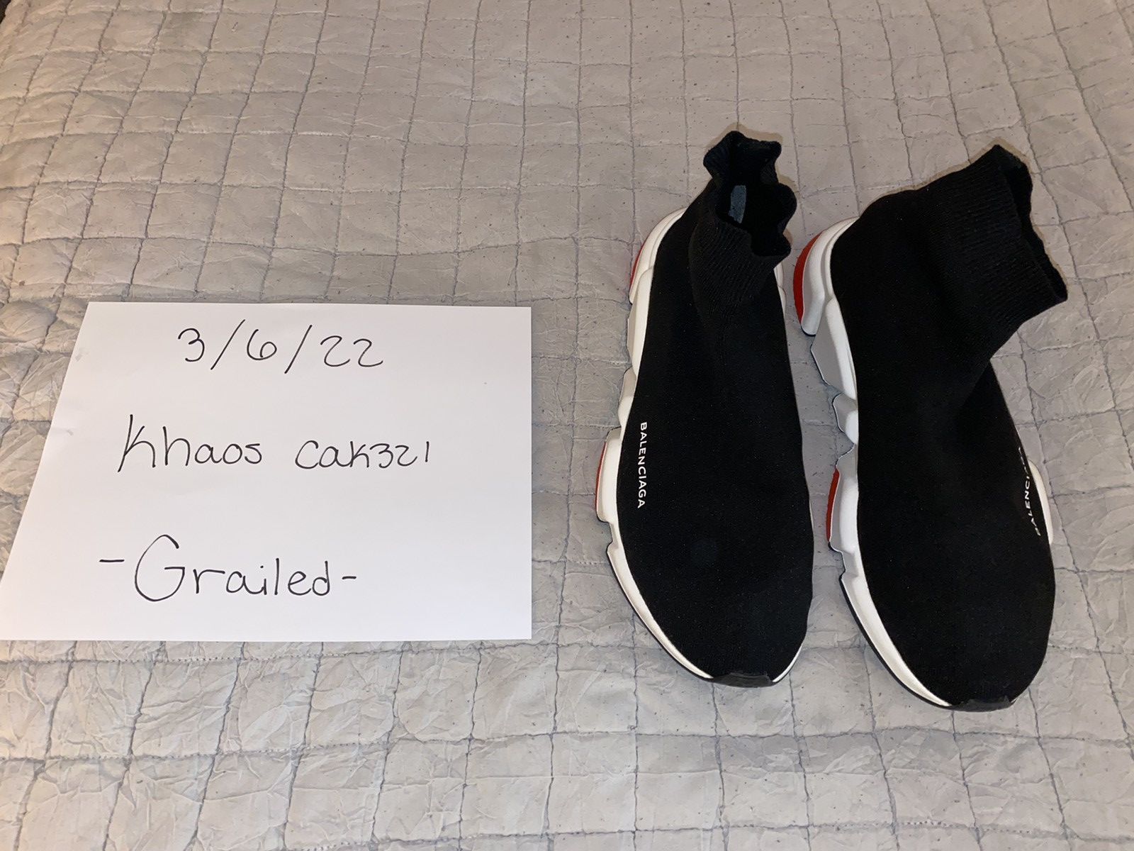 Balenciaga Speed Sock Stretch-Knit Slip-On Sneakers Size US 12 / EU 45 - 4 Thumbnail