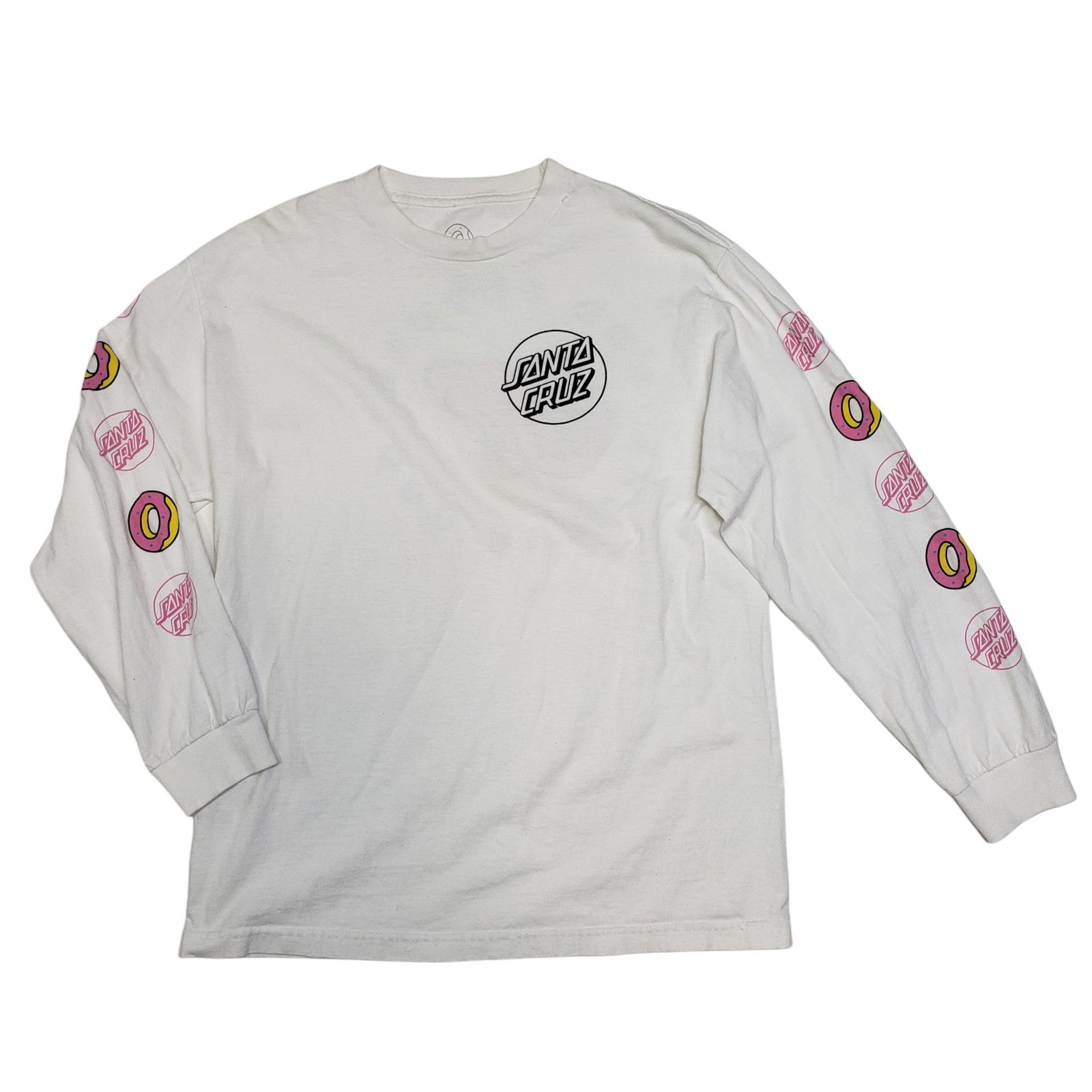 Odd future x santa cruz screaming 2024 donut red hoodie