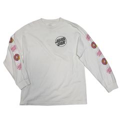 Odd future x santa sales cruz screaming donut red hoodie