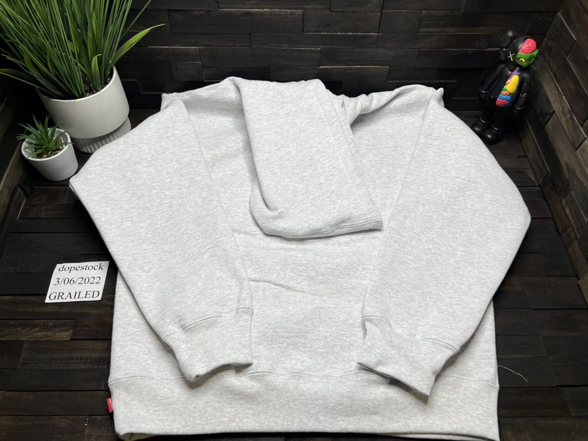 Supreme Supreme Bling Box Logo Hooded Sweatshirt Ash Grey XL | Grailed