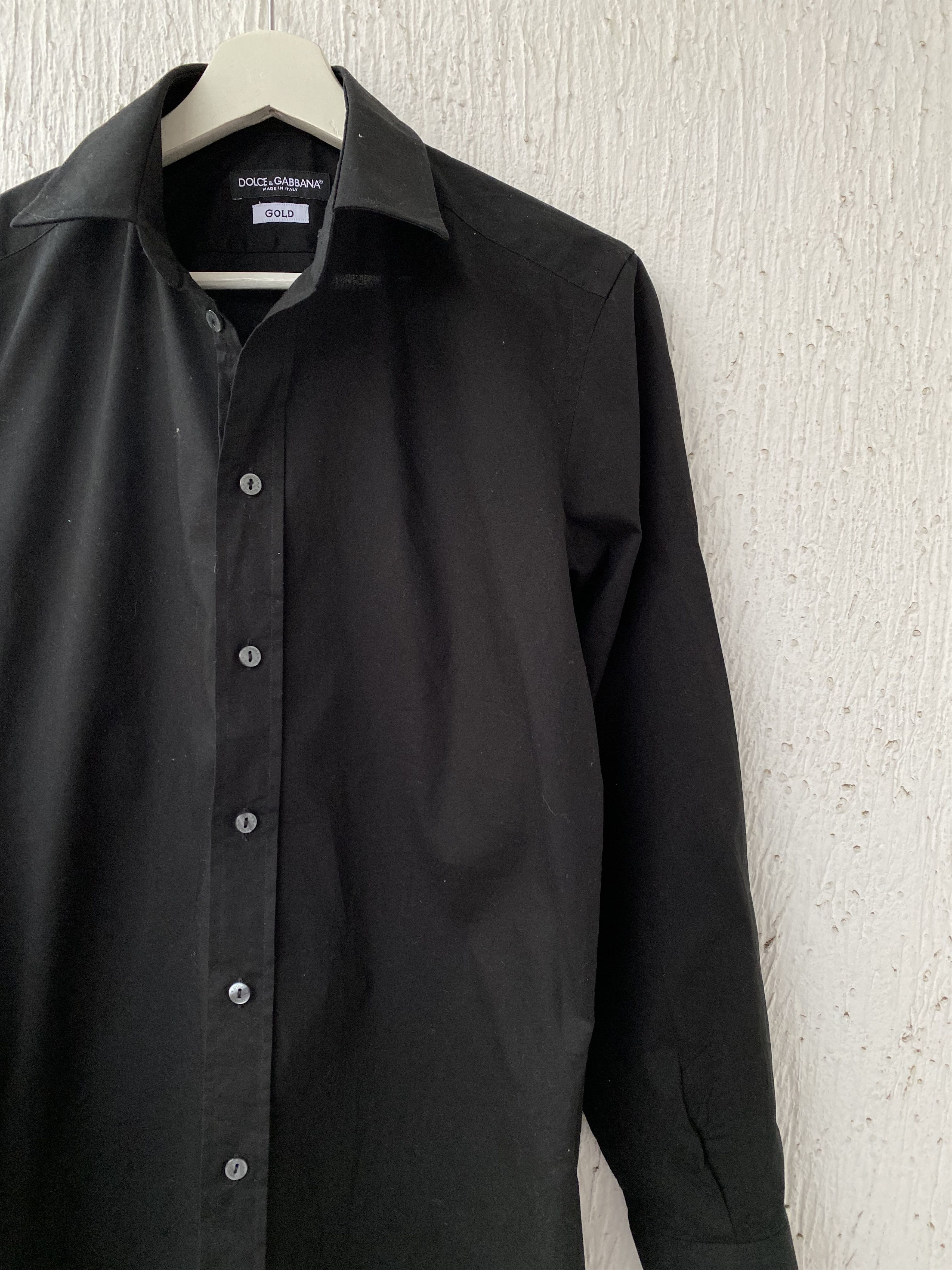 Dolce & Gabbana black gold fit shirt Size US S / EU 44-46 / 1 - 2 Thumbnail