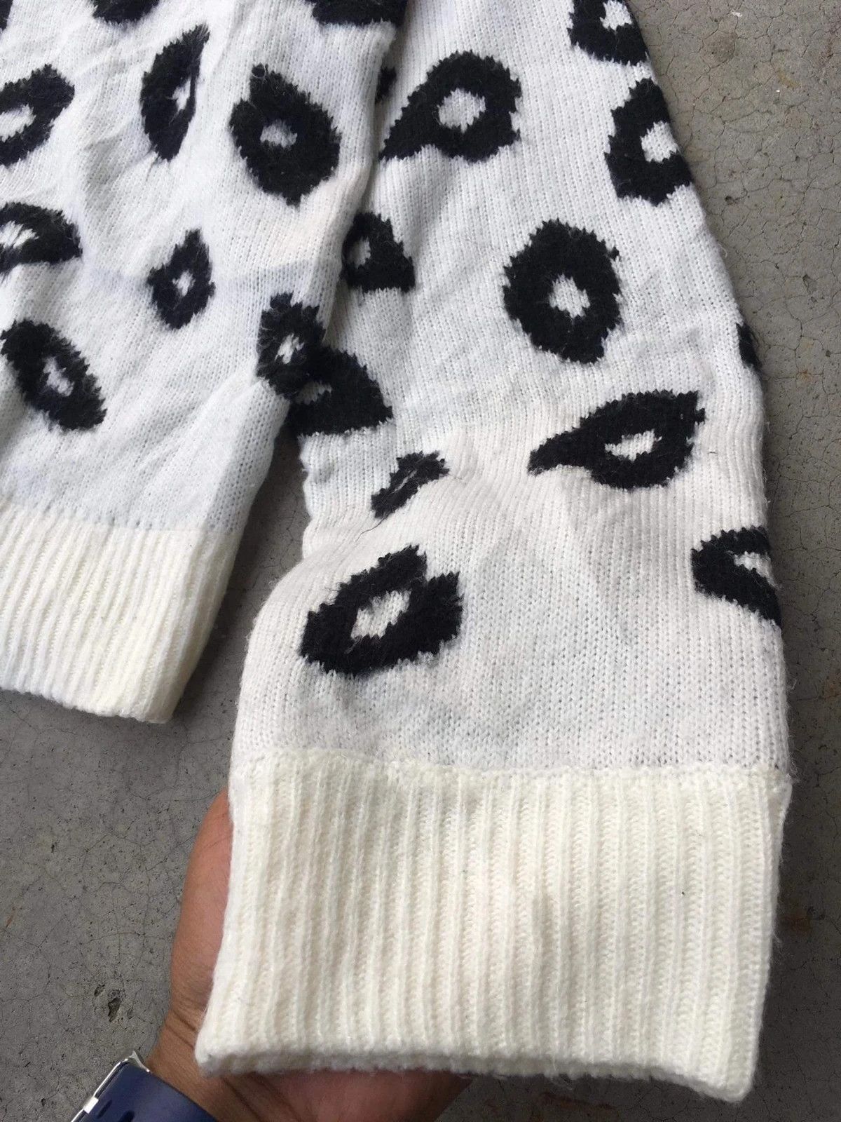 Designer 📌Japanese LATINA Leopard Design Pullover Knitting Pattern Size US M / EU 48-50 / 2 - 6 Thumbnail