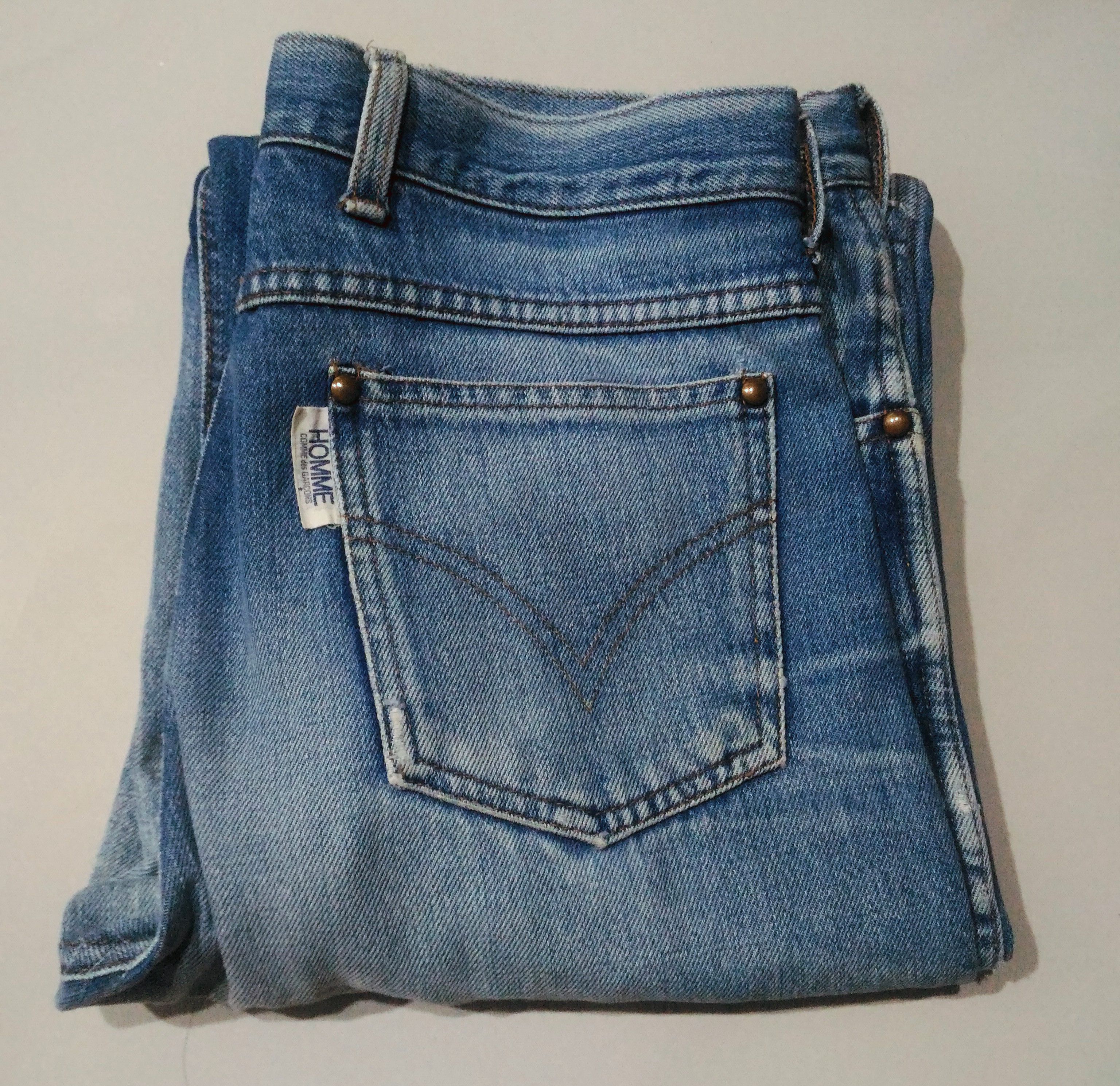 Comme des Garcons Vintage CDG Comme Des Garcons Homme Distressed Jeans Size US 30 / EU 46 - 1 Thumbnail