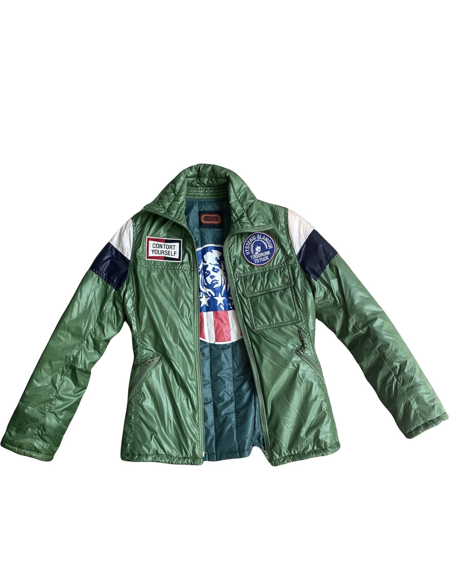 Hysteric Glamour Hysteric Glamour Too Drunk to Fuck Puffer Jacket 