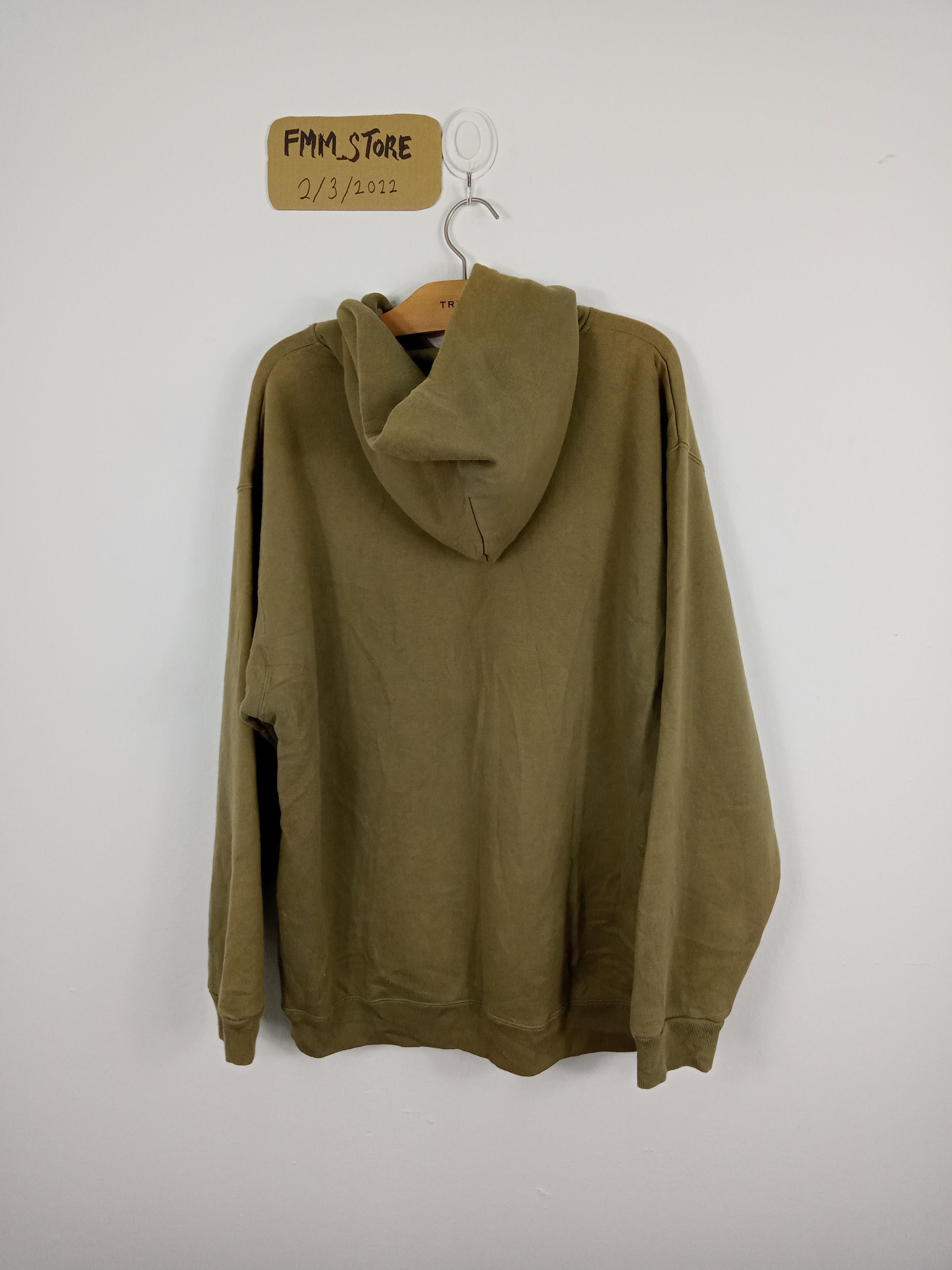 Avirex Avirex Spell Out Green Army Hoodie Size US XL / EU 56 / 4 - 2 Thumbnail