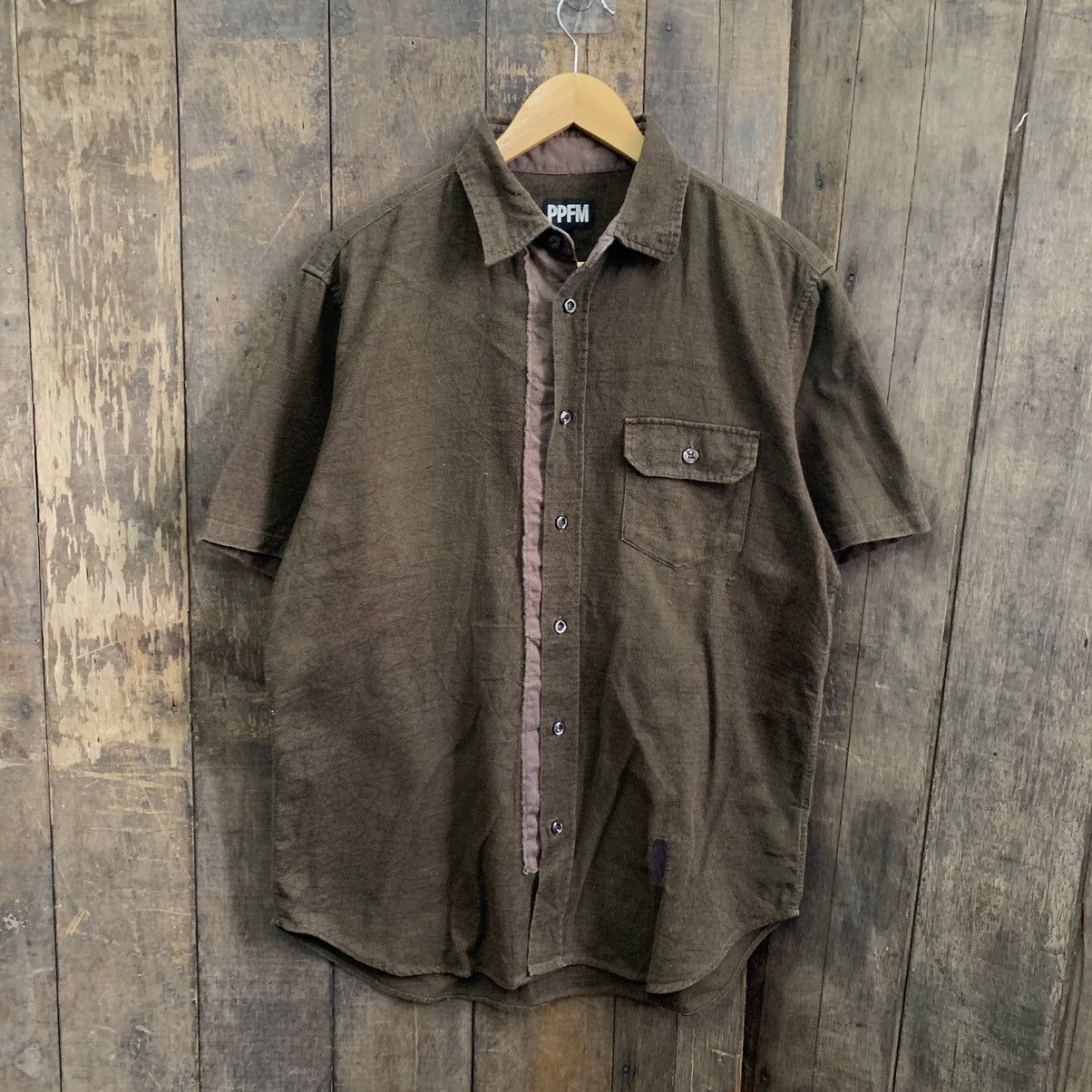 Japanese Brand × PPFM × Seditionaries Vintage PPFM Button Up Shirt Size US L / EU 52-54 / 3 - 1 Thumbnail