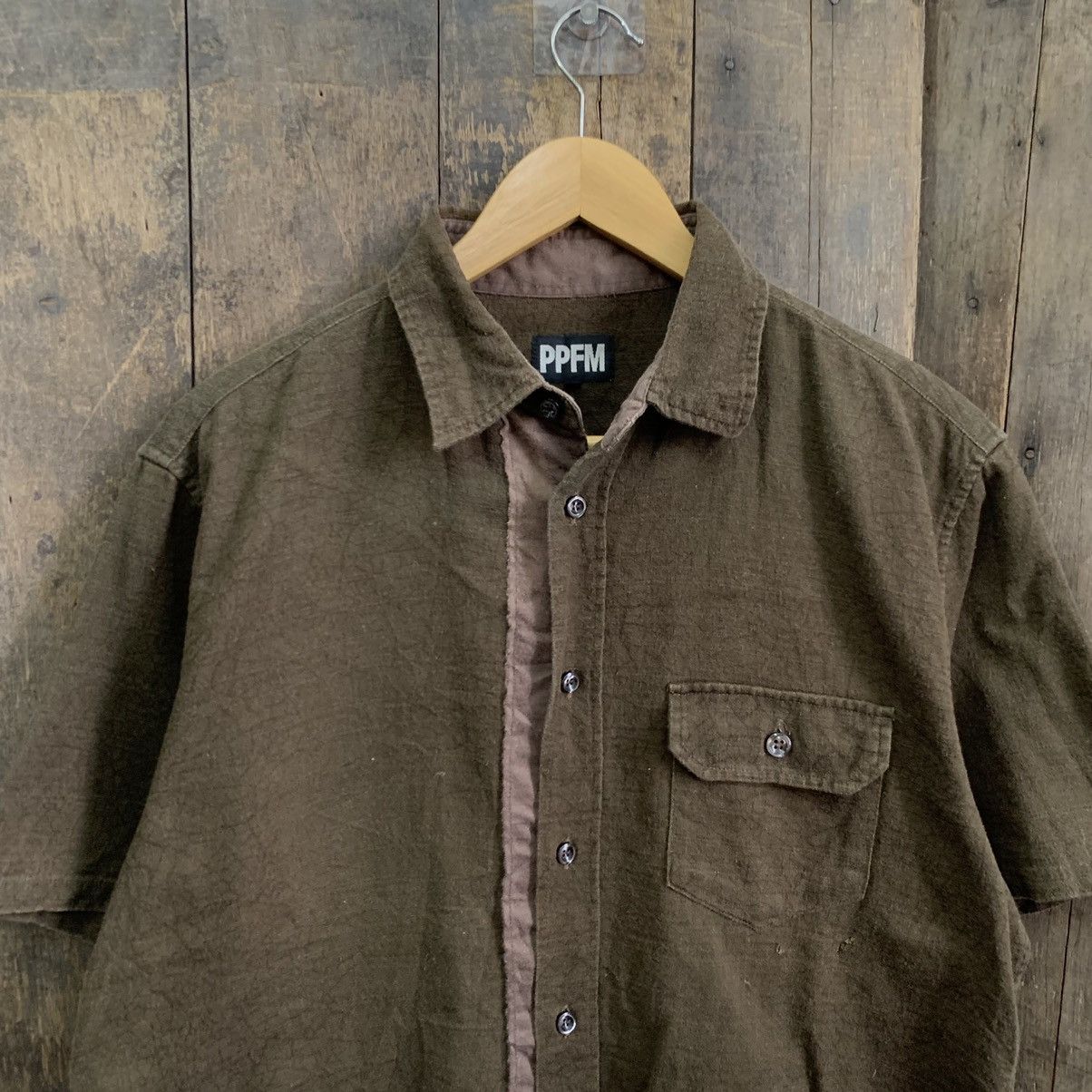 Japanese Brand × PPFM × Seditionaries Vintage PPFM Button Up Shirt Size US L / EU 52-54 / 3 - 4 Thumbnail