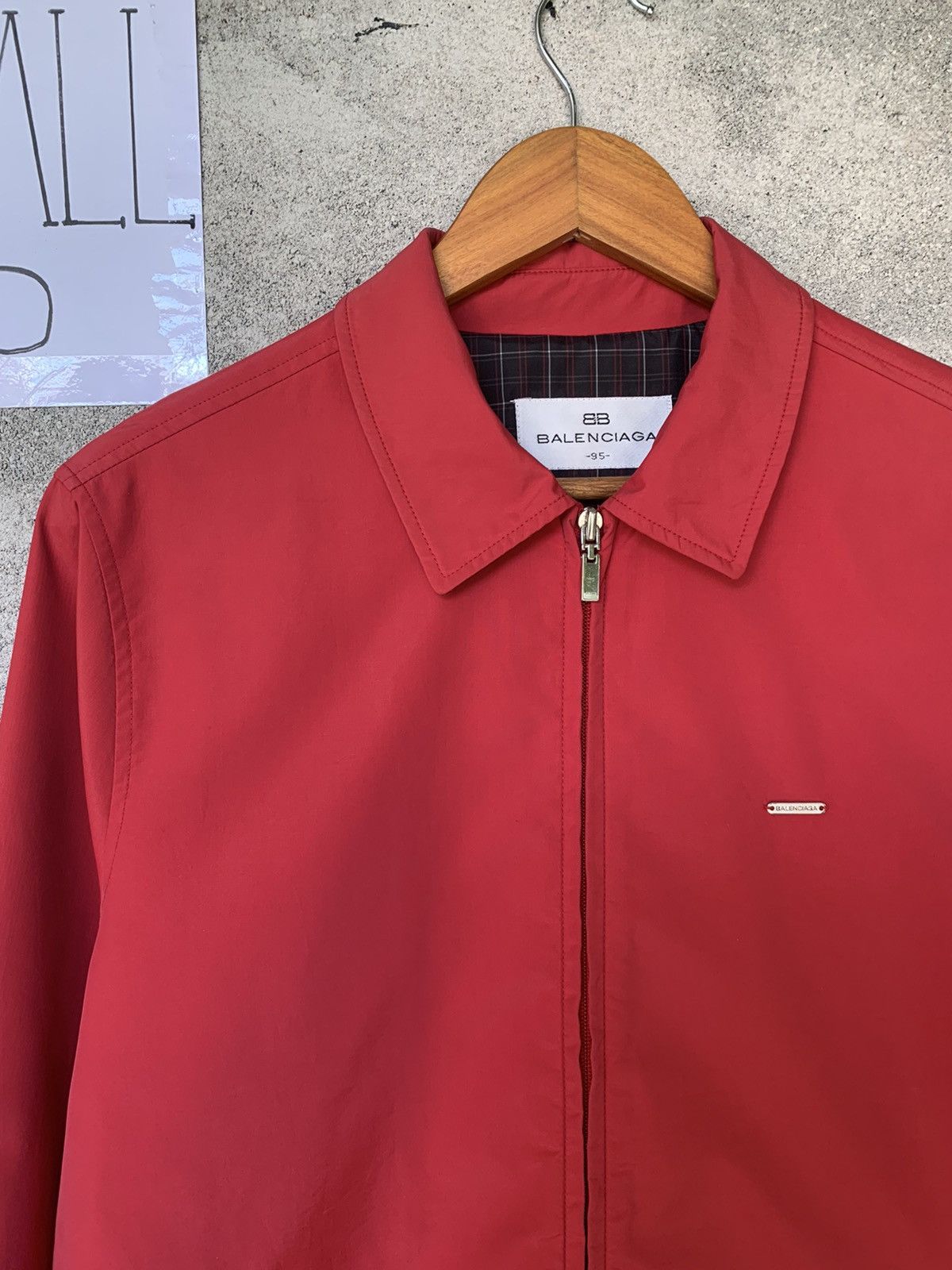 Balenciaga Balenciaga Red Nylon Jacket Size US M / EU 48-50 / 2 - 2 Thumbnail