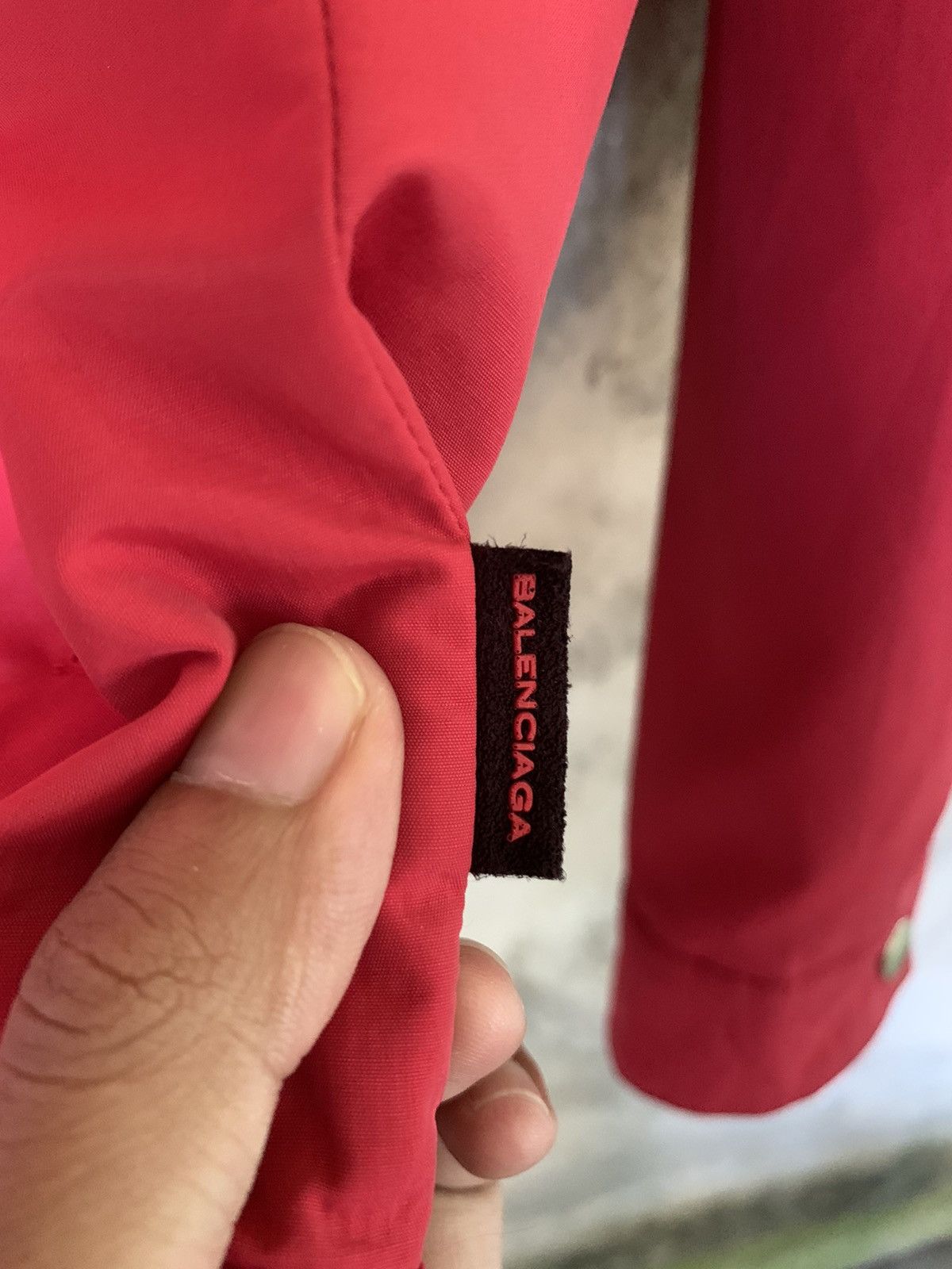 Balenciaga Balenciaga Red Nylon Jacket Size US M / EU 48-50 / 2 - 8 Thumbnail