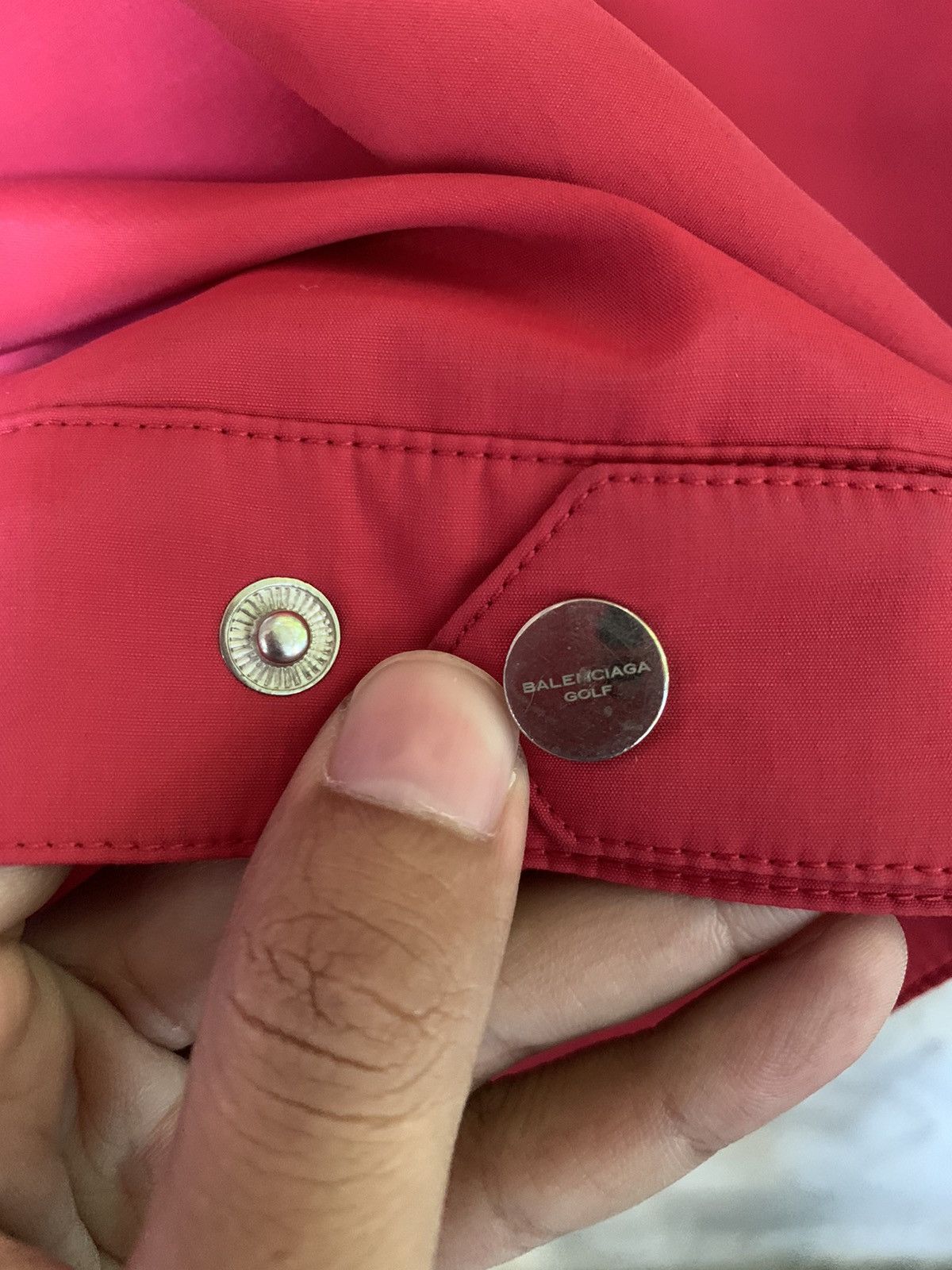 Balenciaga Balenciaga Red Nylon Jacket Size US M / EU 48-50 / 2 - 9 Thumbnail