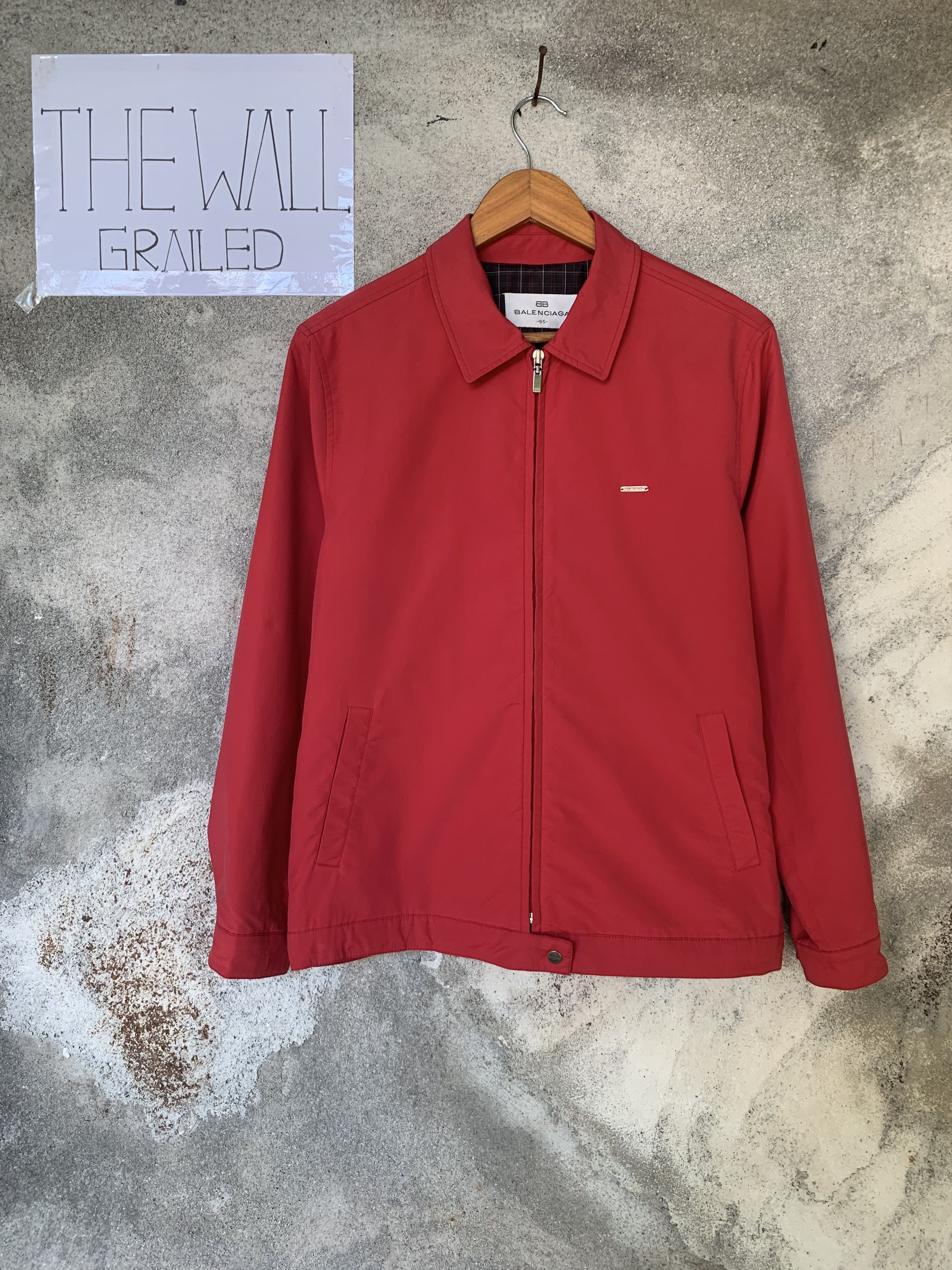 Balenciaga Balenciaga Red Nylon Jacket Size US M / EU 48-50 / 2 - 1 Thumbnail