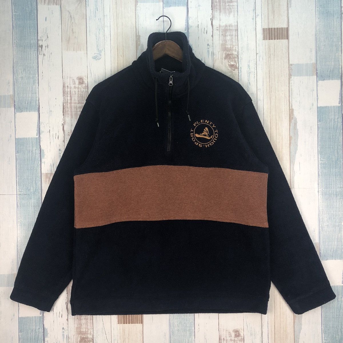 Japanese Brand × Vintage Vintage Plenty Touch Sport Half Zip Fleece Size US S / EU 44-46 / 1 - 1 Thumbnail