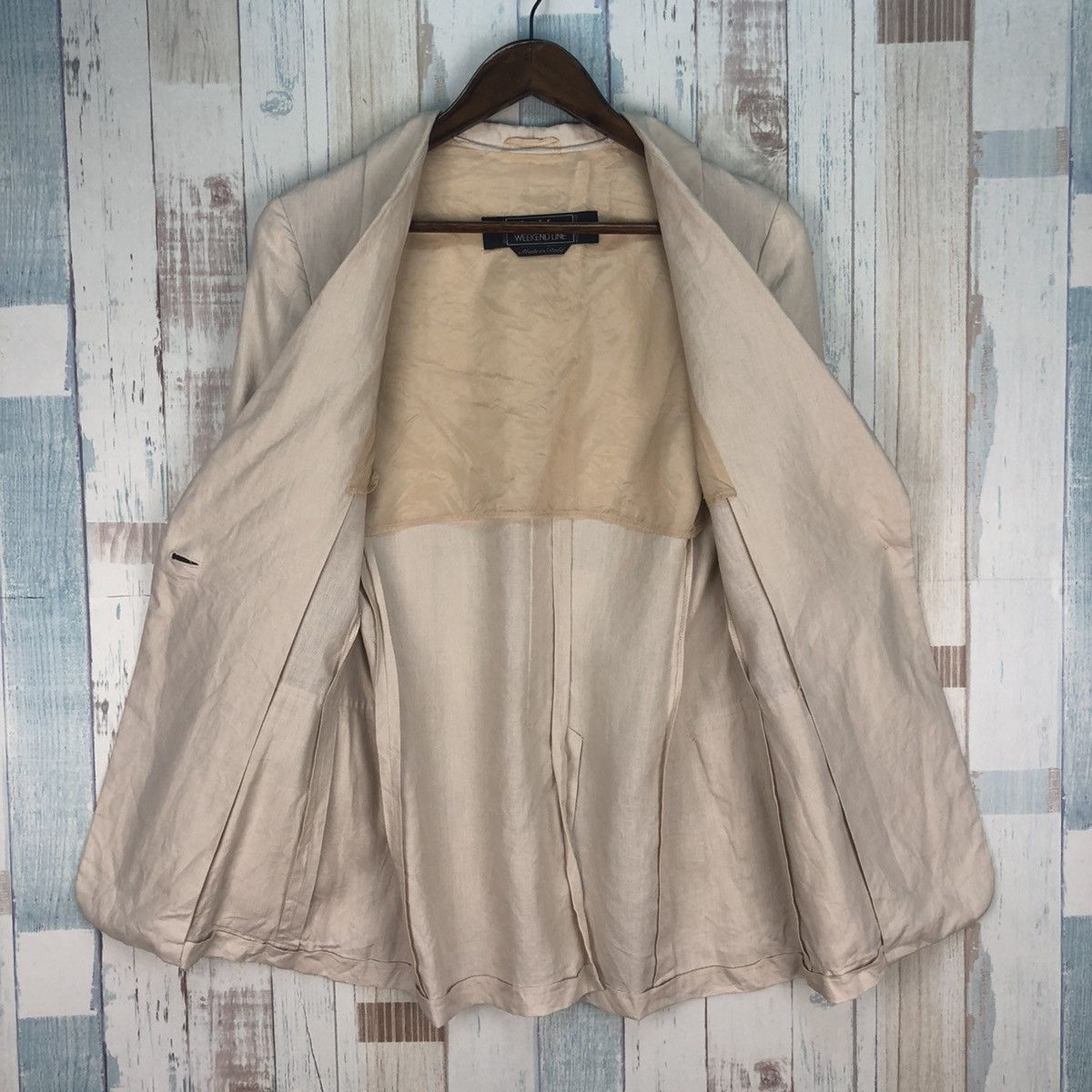 Max Mara Vintage Max Mara Cotton Blazer Size ONE SIZE - 3 Thumbnail