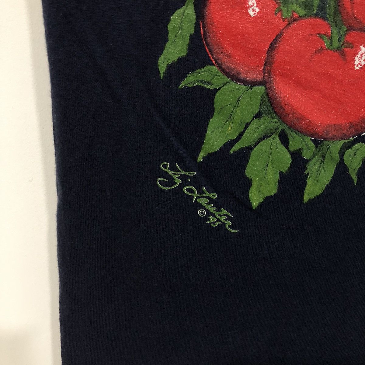 Jerzees Vintage 90s Jerzees Handpainted Tee Size US L / EU 52-54 / 3 - 3 Thumbnail