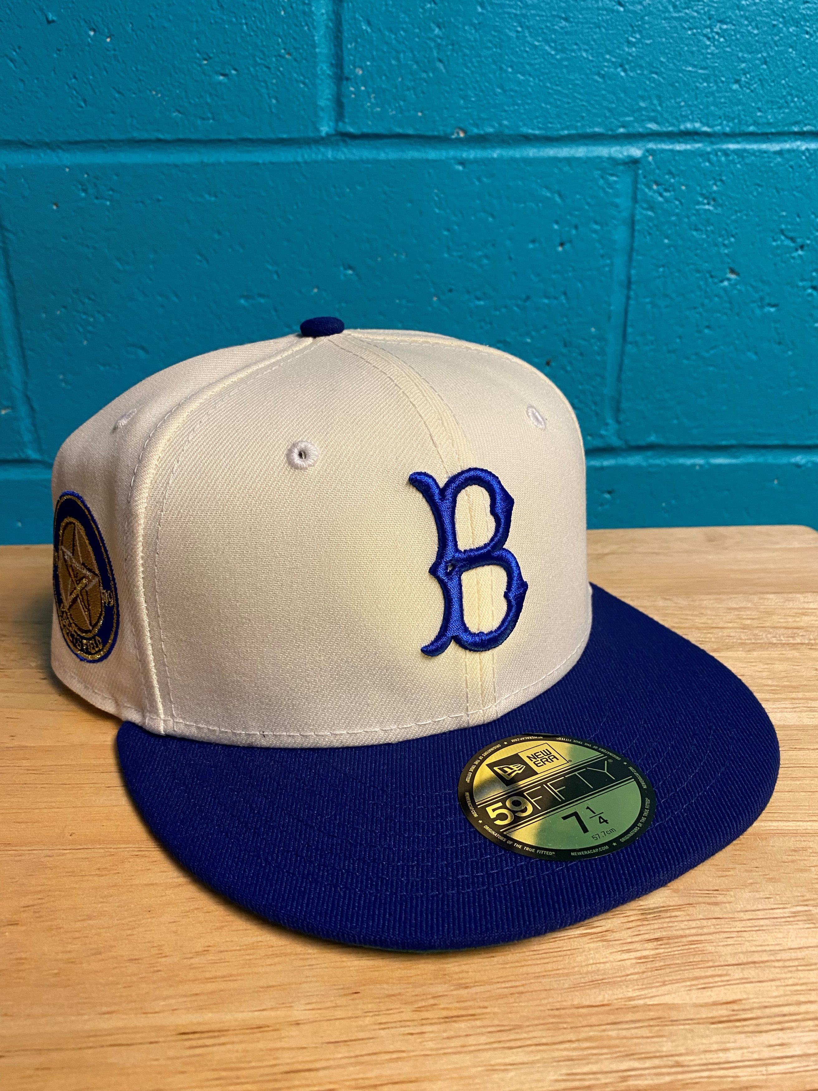 7 1/2 Hat Club Brooklyn Dodgers 4/20 Pack Blue Red 59fifty