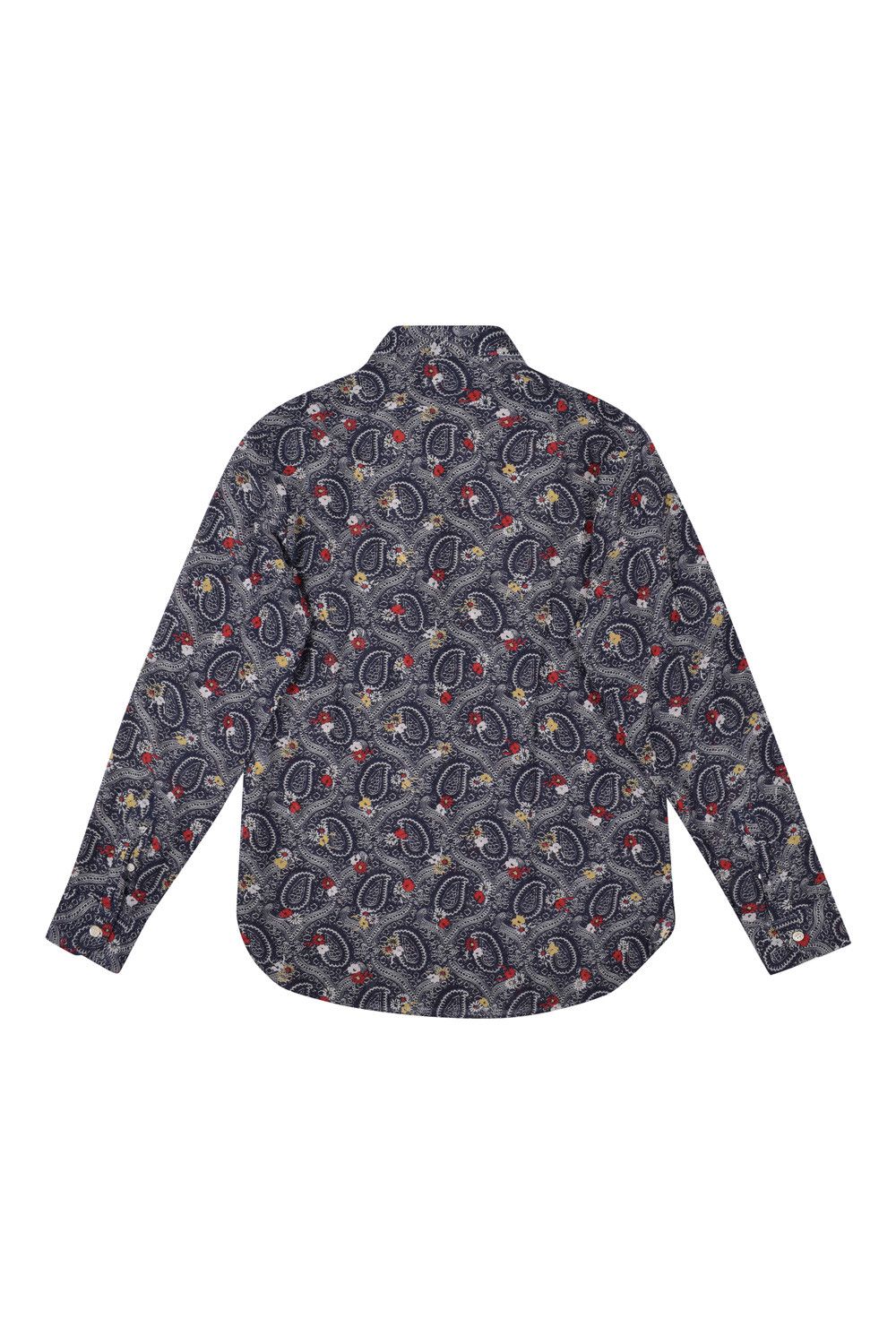 Saint Laurent Paris SS15 Psych Rock Silk Cotton Paisley Shirt Size US M / EU 48-50 / 2 - 2 Thumbnail