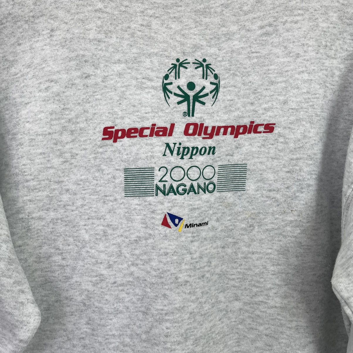 USA Olympics 90s Special Olympics Nippon Nagano Big Logo Sweatshirt Sz M Size US M / EU 48-50 / 2 - 4 Thumbnail