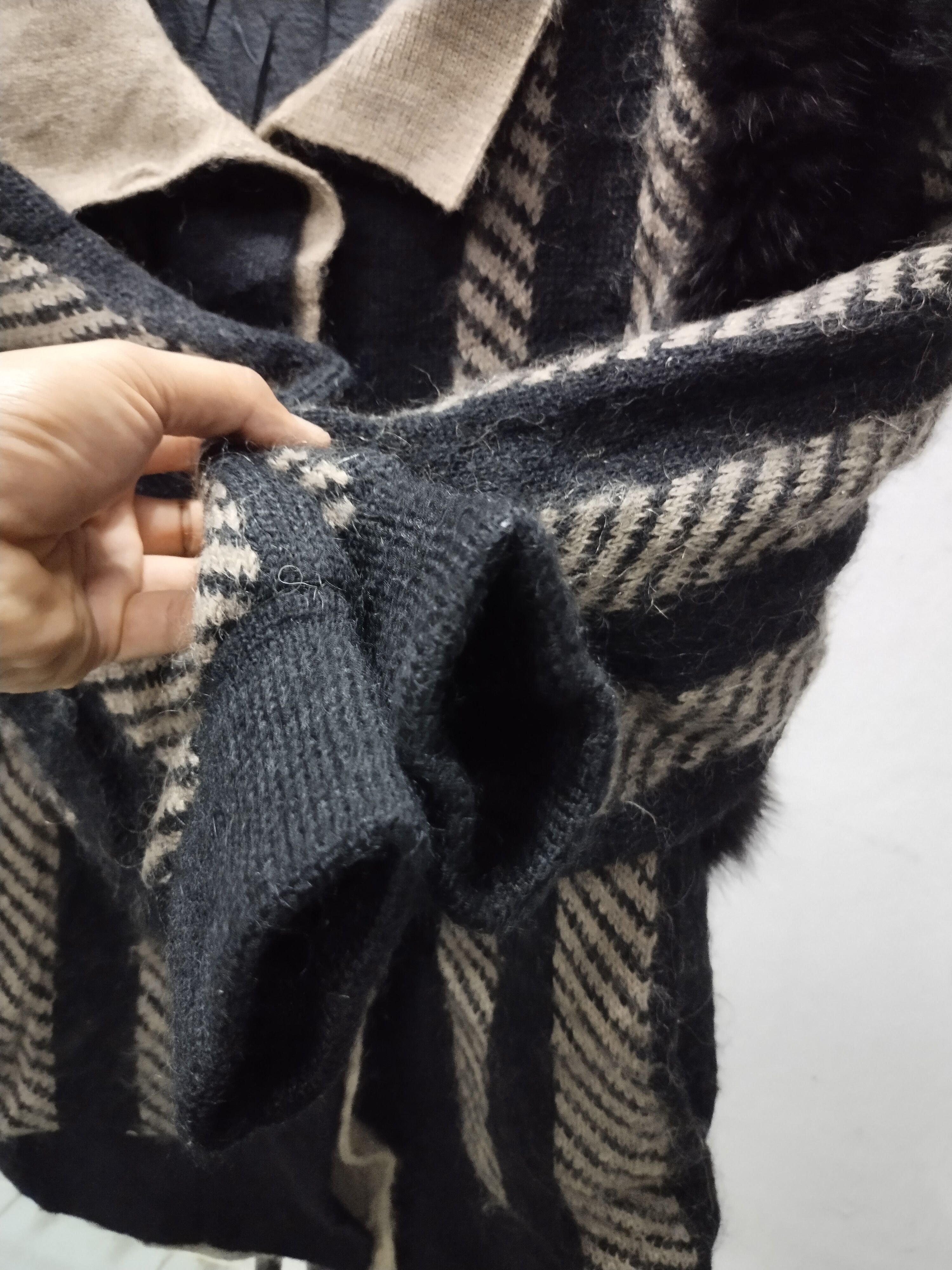 If Six Was Nine × Japanese Brand Vintage Men's Josephine Fox Fur Wool Coat Jacket Size US L / EU 52-54 / 3 - 4 Thumbnail