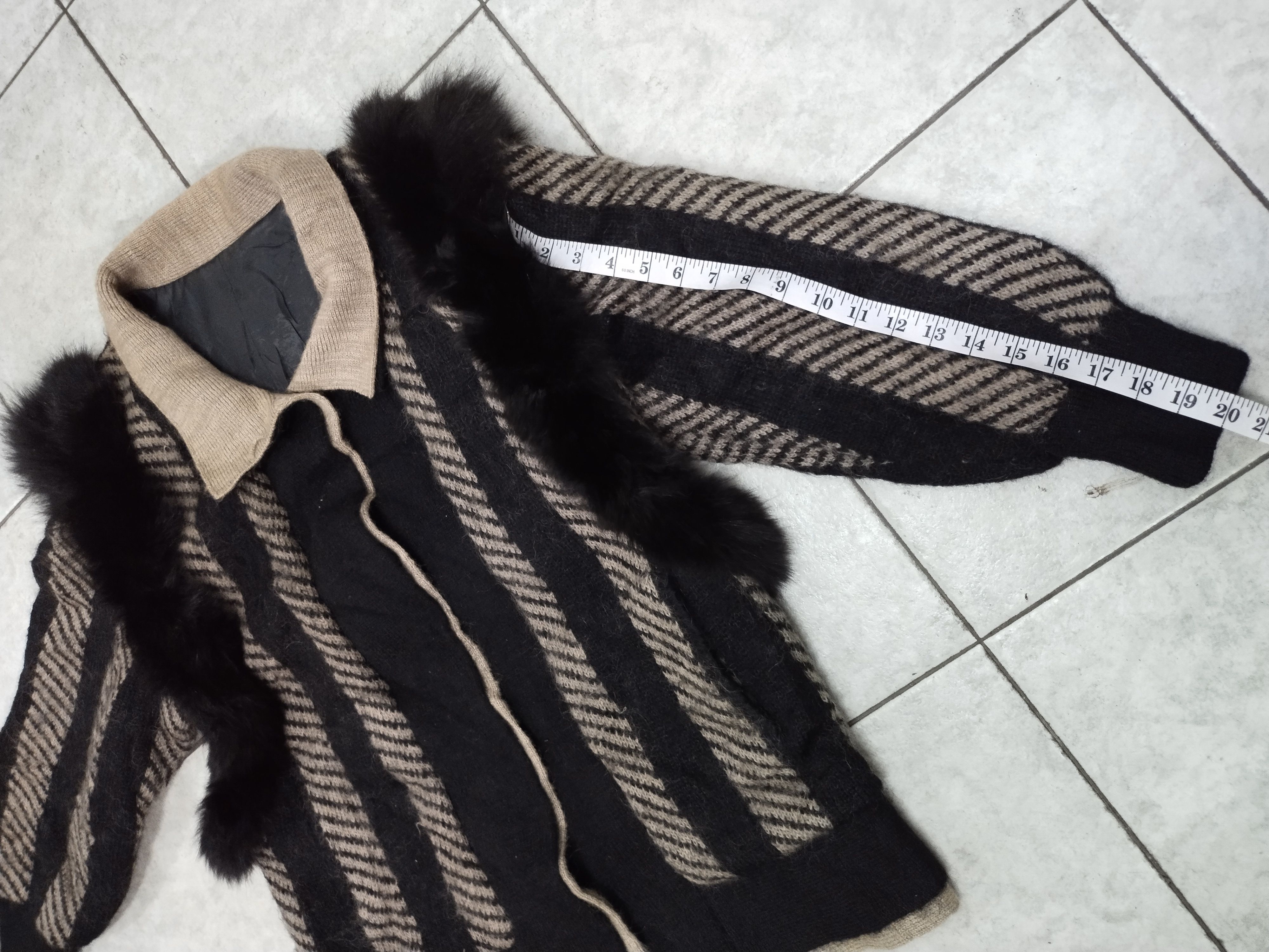 If Six Was Nine × Japanese Brand Vintage Men's Josephine Fox Fur Wool Coat Jacket Size US L / EU 52-54 / 3 - 12 Thumbnail