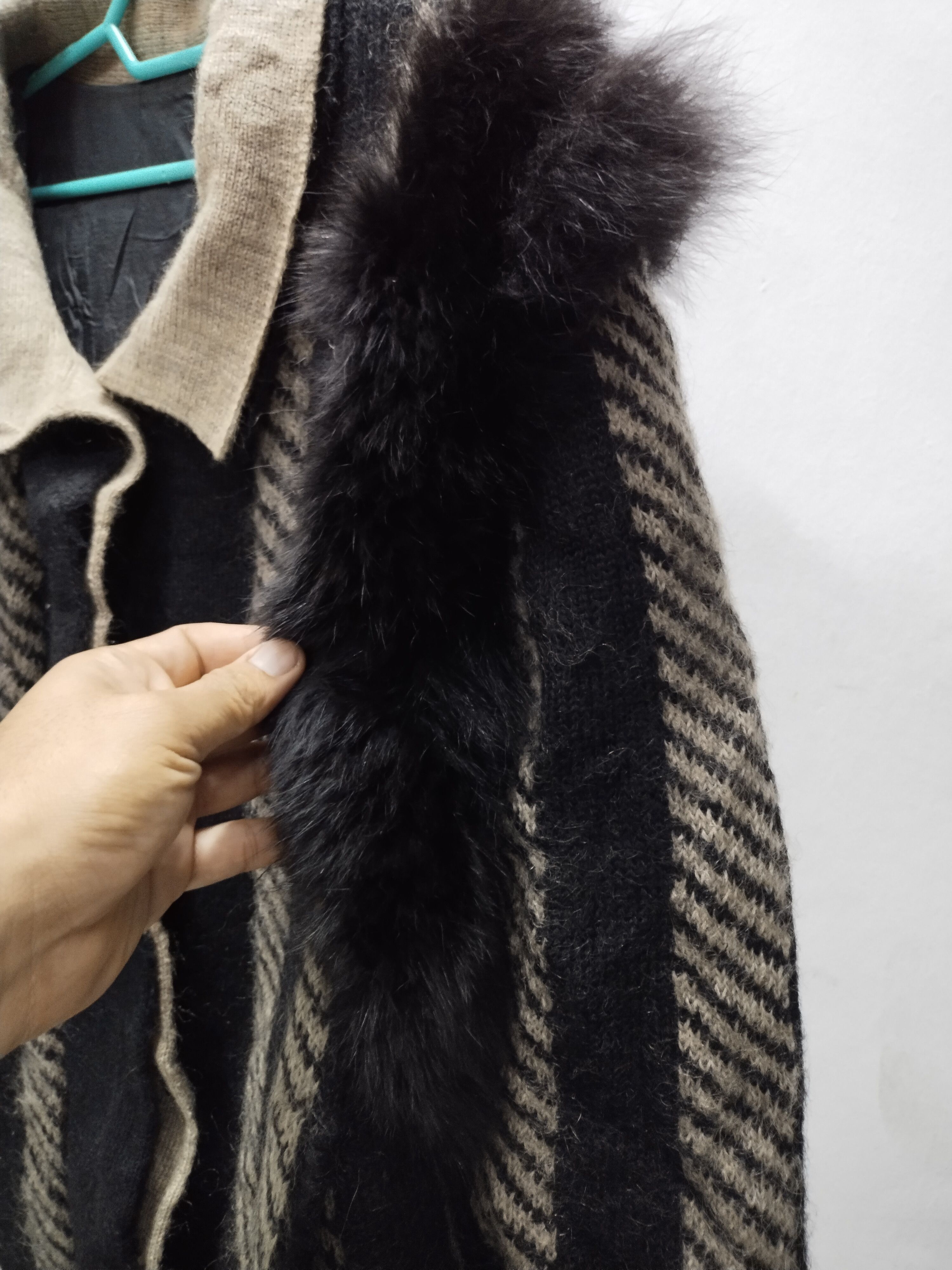 If Six Was Nine × Japanese Brand Vintage Men's Josephine Fox Fur Wool Coat Jacket Size US L / EU 52-54 / 3 - 5 Thumbnail