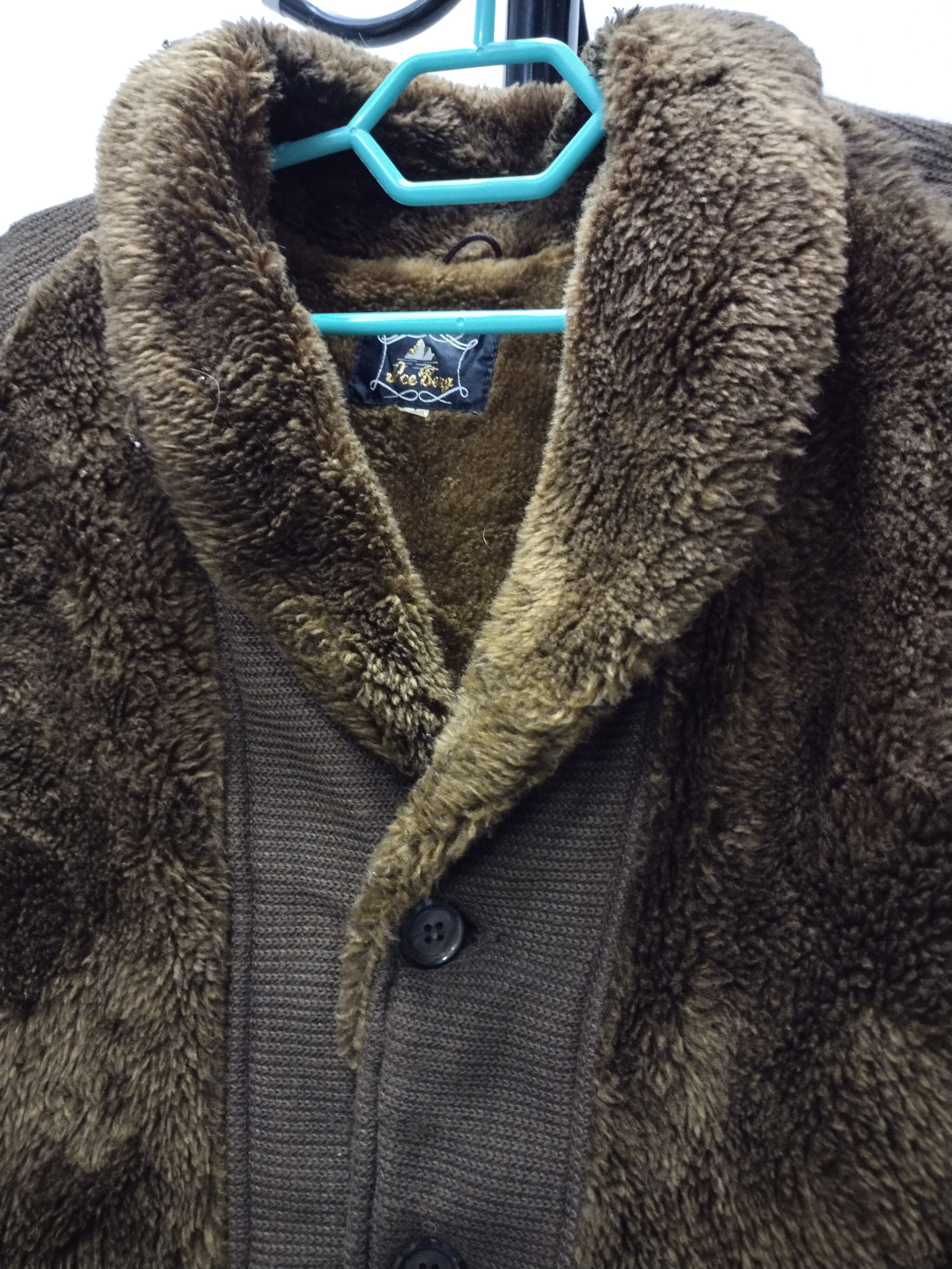 Iceberg × Vintage Vintage Men's Iceberg Wool Coat Jacket Size US L / EU 52-54 / 3 - 7 Thumbnail