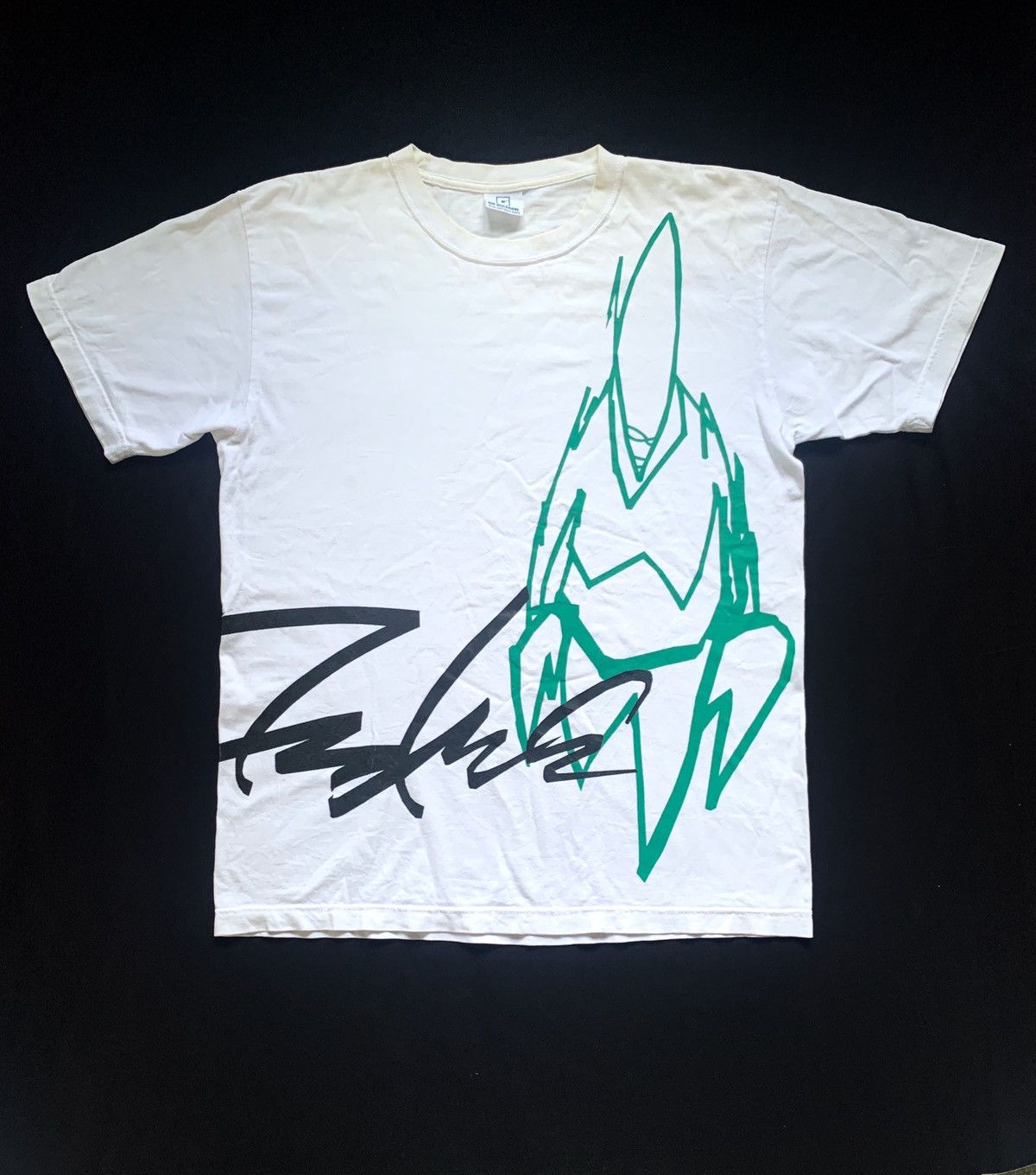 Vintage Early Edition Point Man Innovation Graffiti White