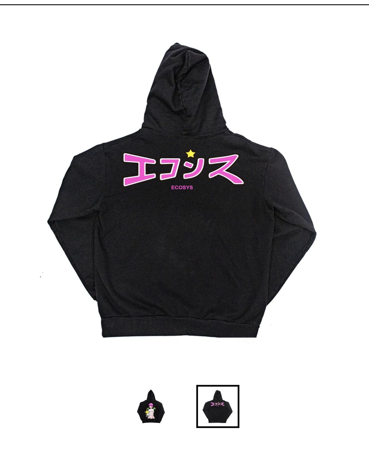 Ecosys vampire girl hoodie | Grailed