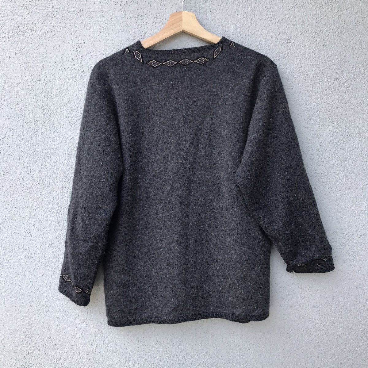 Aran Isles Knitwear × Homespun Knitwear × Vintage Vintage Glendios Navajo Style Button Up Knitwear Size US M / EU 48-50 / 2 - 11 Thumbnail
