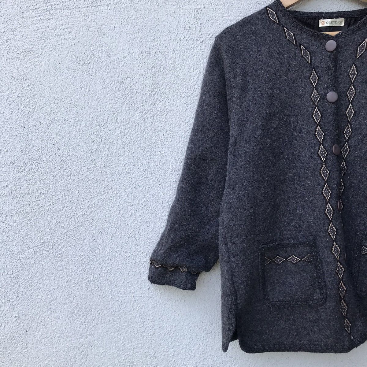 Aran Isles Knitwear × Homespun Knitwear × Vintage Vintage Glendios Navajo Style Button Up Knitwear Size US M / EU 48-50 / 2 - 4 Thumbnail