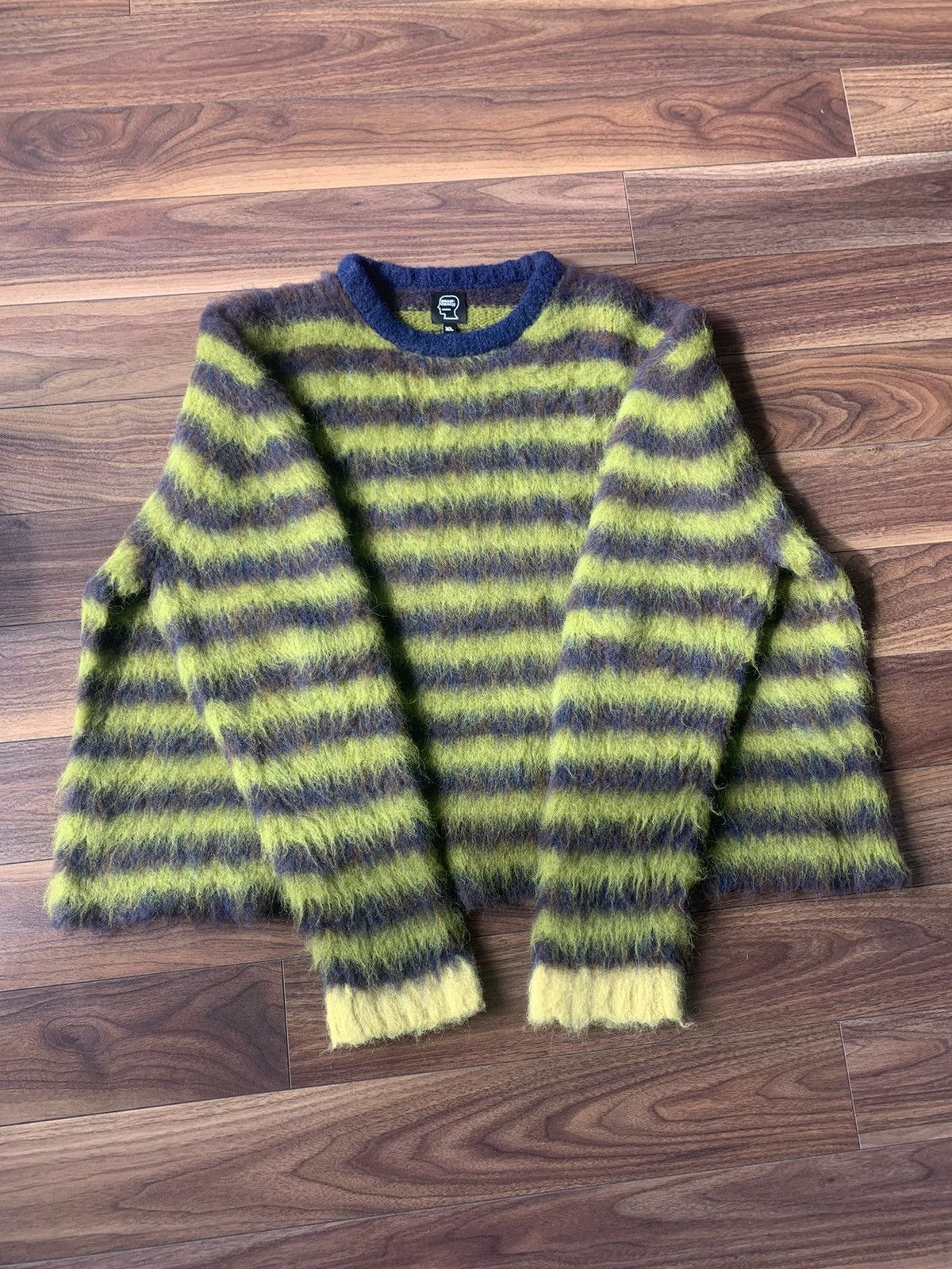 Brain Dead Brain Dead Boxy Knit Stripe Sweater | Grailed